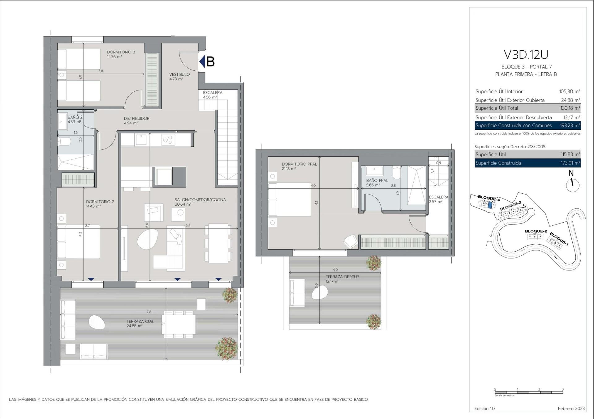 3 Bed, 2 Bath, ApartmentFor Sale, Benalmadena, Malaga