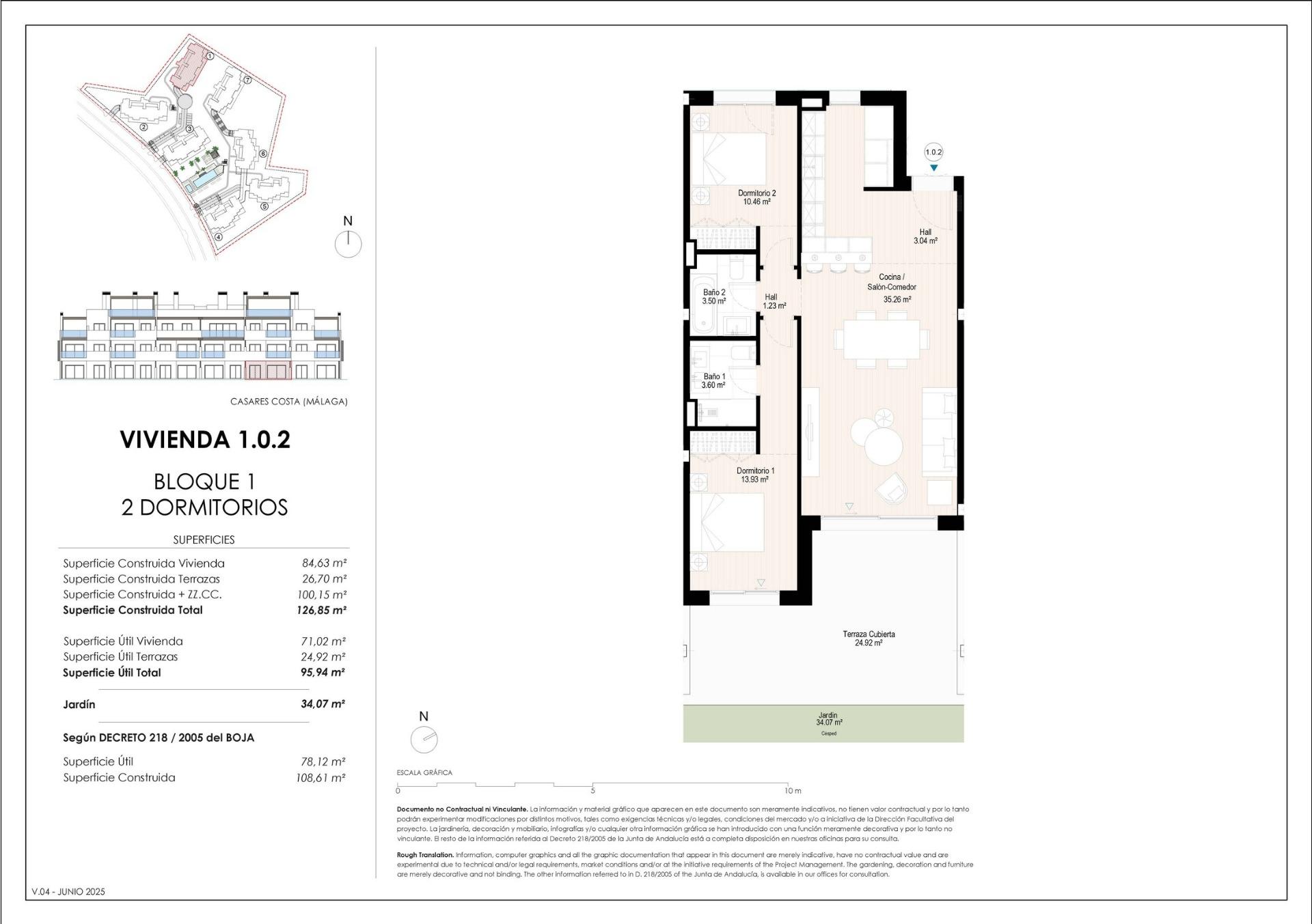 2 Bed, 2 Bath, ApartmentFor Sale, Casares, Malaga