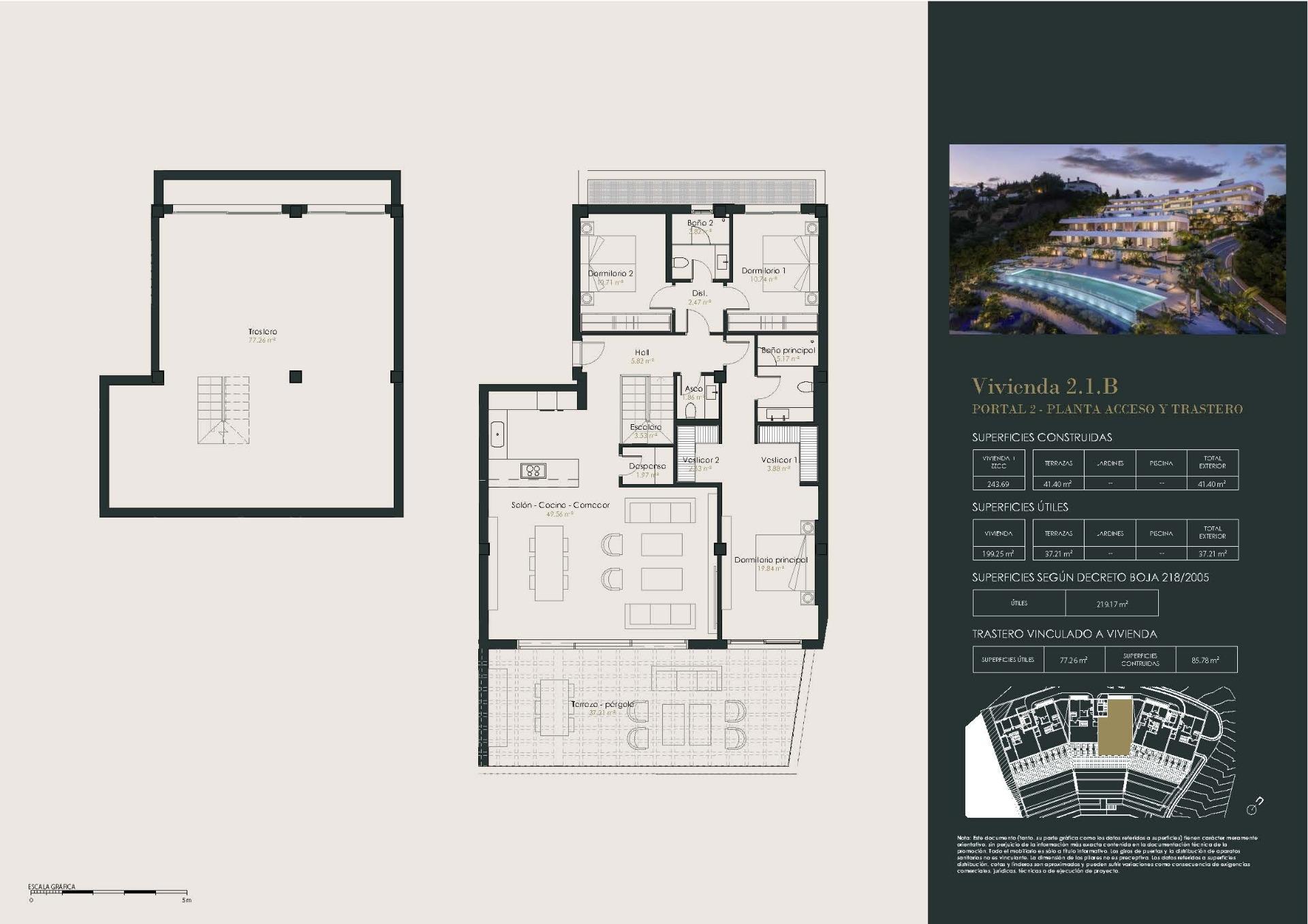 3 Bed, 2 Bath, ApartmentFor Sale, Benahavis, Malaga