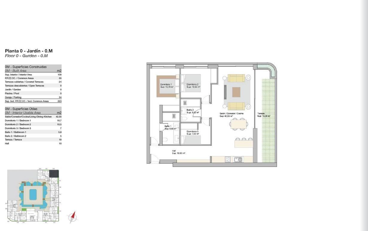 3 Bed, 2 Bath, ApartmentFor Sale, San Pedro de Alcantara, Malaga
