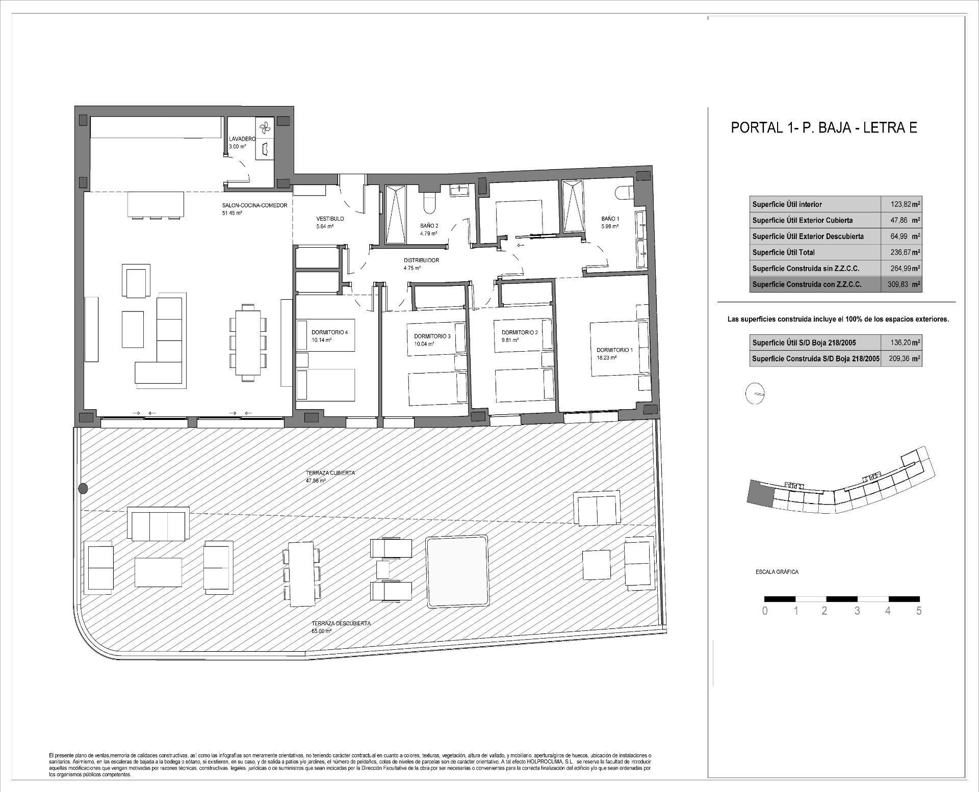 4 Bed, 2 Bath, ApartmentFor Sale, Fuengirola, Malaga