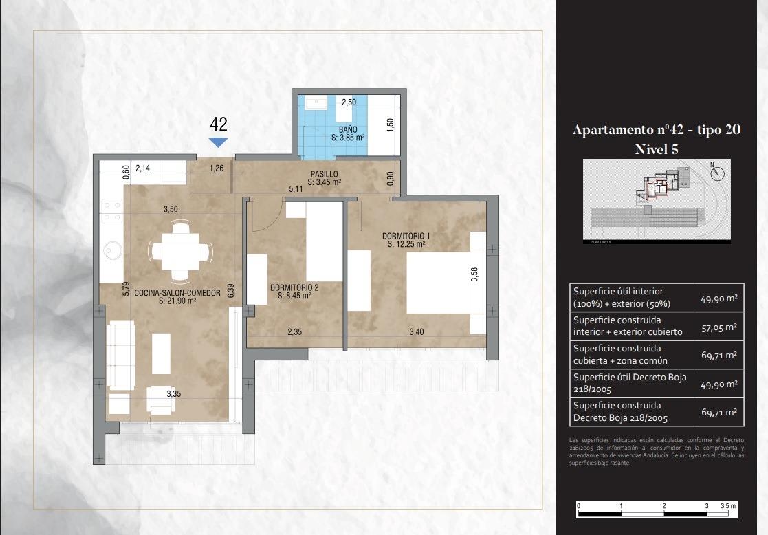 1 Bed, 1 Bath, ApartmentFor Sale, Monachil, Granada