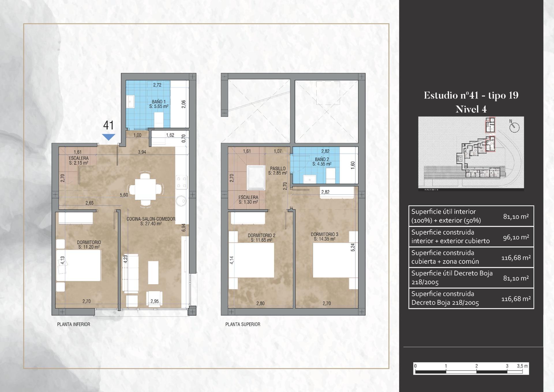 3 Bed, 2 Bath, ApartmentFor Sale, Monachil, Granada