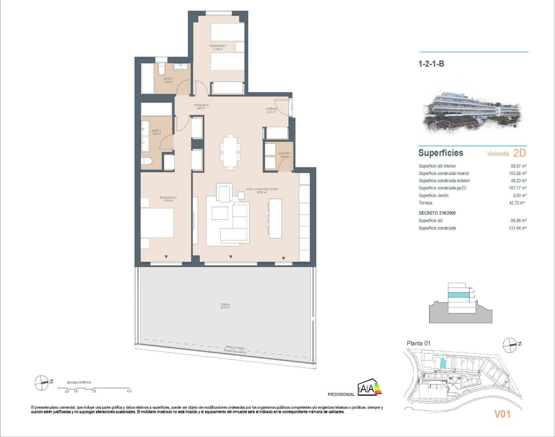 2 Bed, 2 Bath, ApartmentFor Sale, Estepona, Malaga