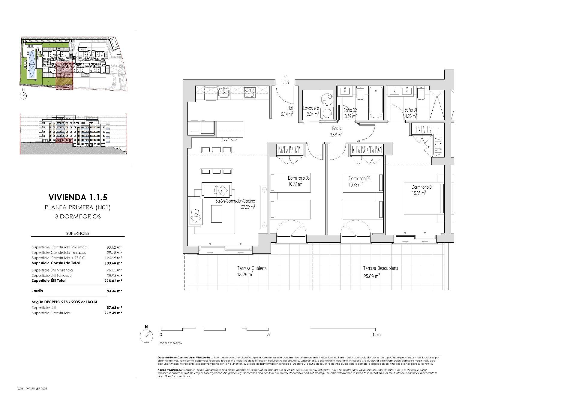 3 Bed, 2 Bath, ApartmentFor Sale, Estepona, Malaga