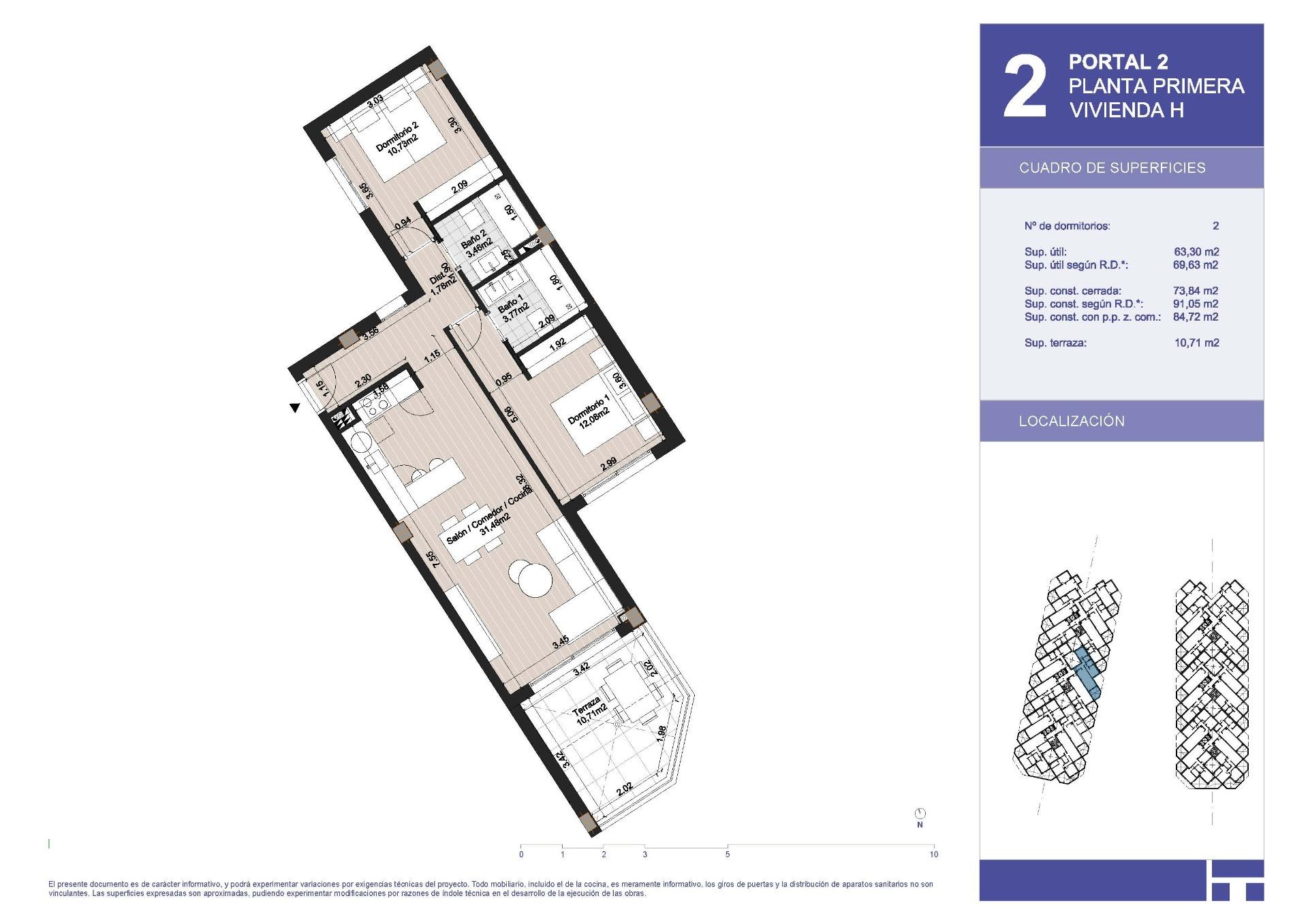 2 Bed, 2 Bath, ApartmentFor Sale, Torrox, Malaga