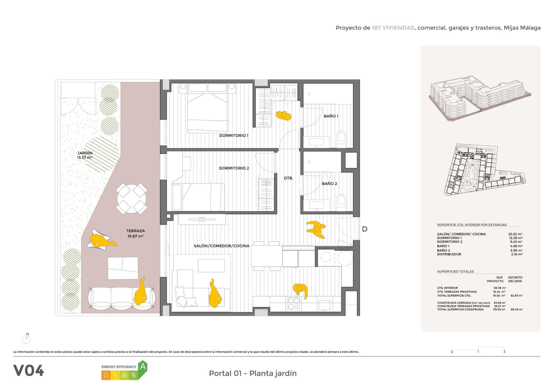 2 Bed, 2 Bath, ApartmentFor Sale, Mijas, Malaga