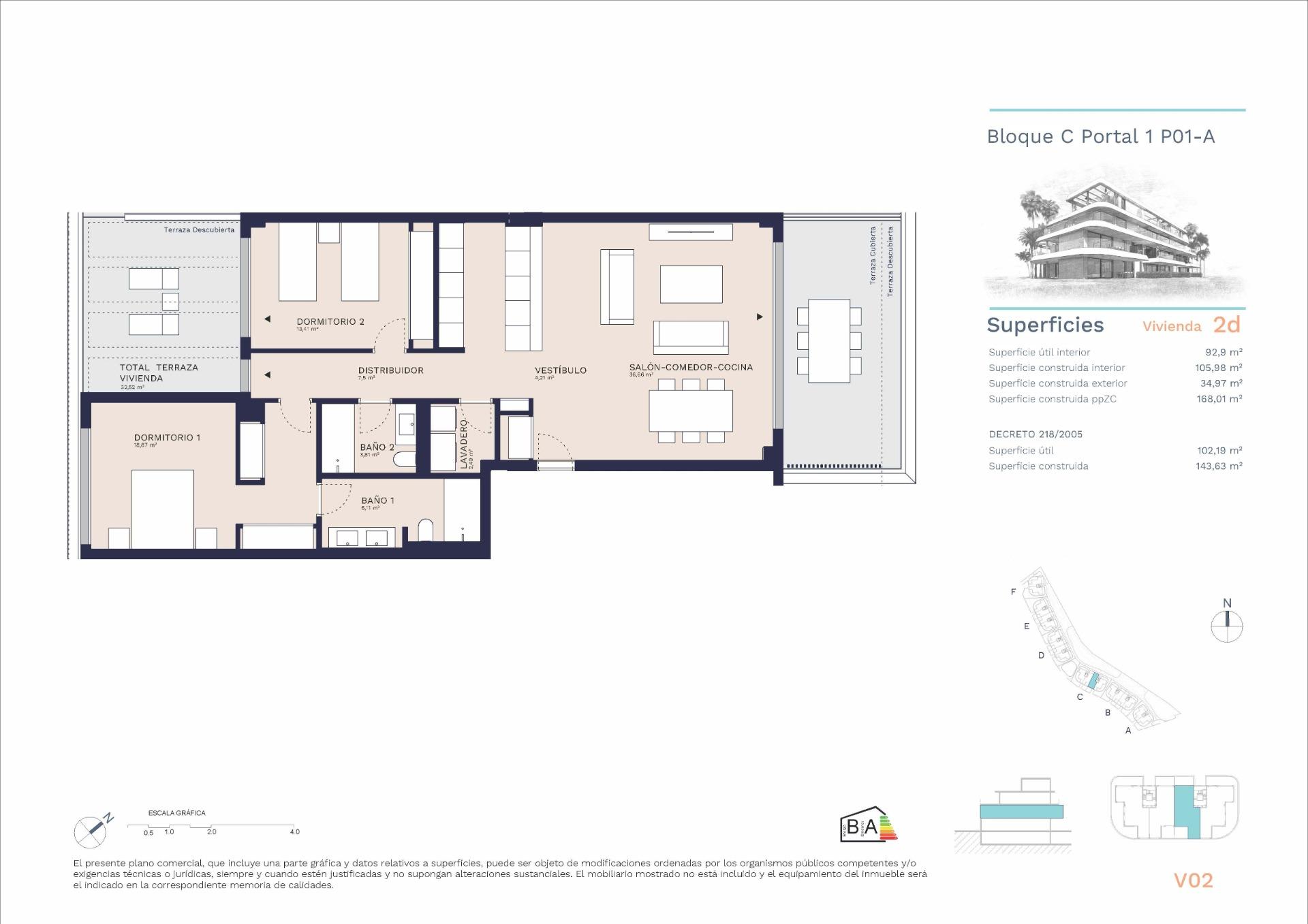 2 Bed, 2 Bath, ApartmentFor Sale, Estepona, Malaga