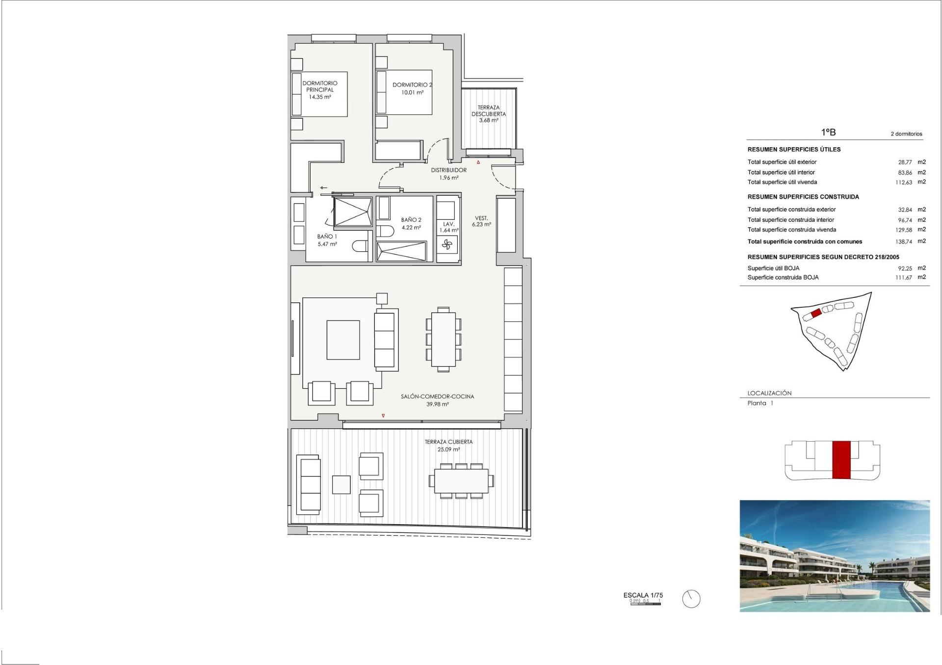 2 Bed, 2 Bath, ApartmentFor Sale, Estepona, Malaga