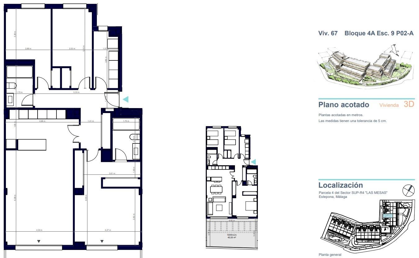 3 Bed, 2 Bath, ApartmentFor Sale, Estepona, Malaga