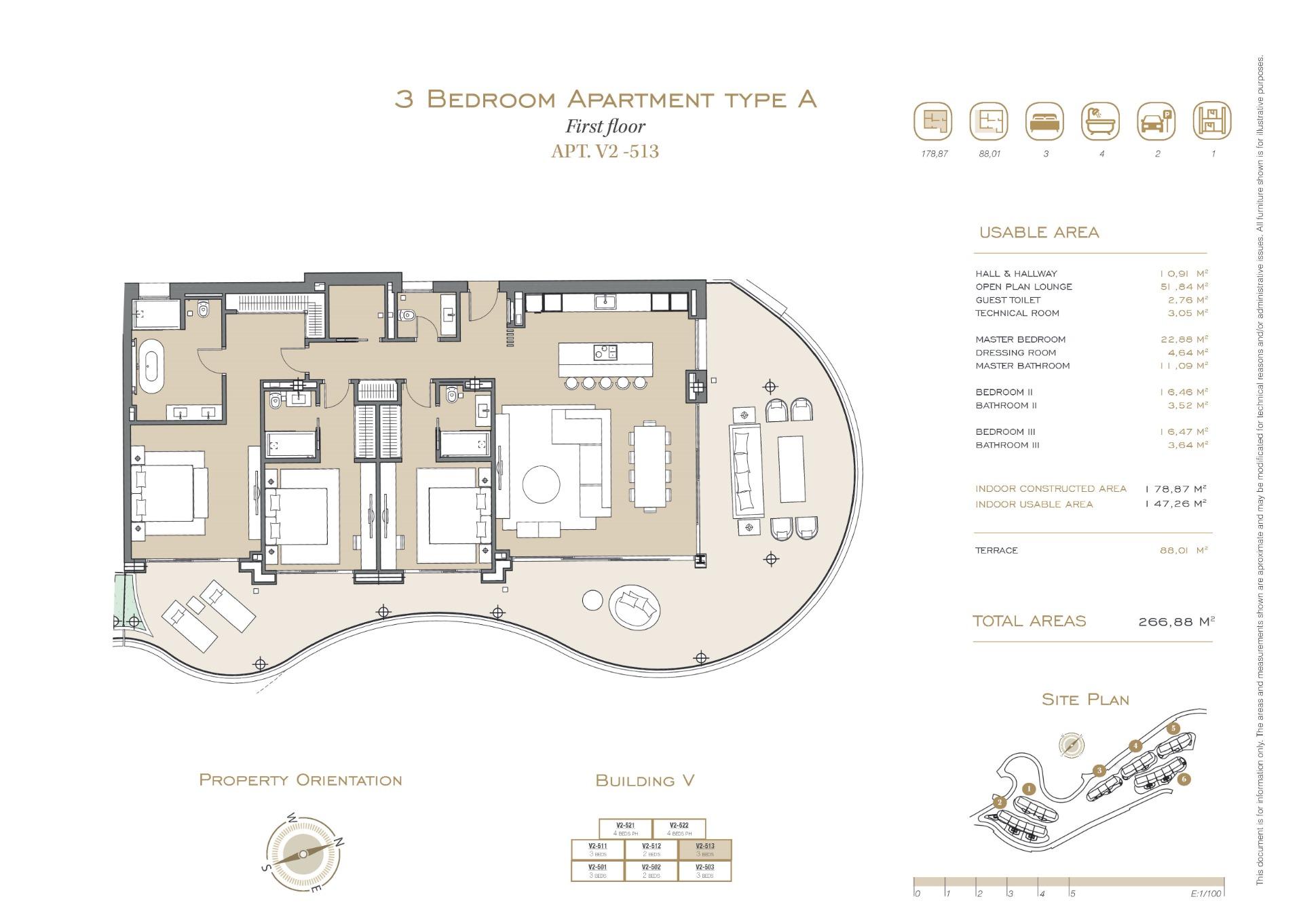3 Bed, 2 Bath, ApartmentFor Sale, Benahavis, Malaga