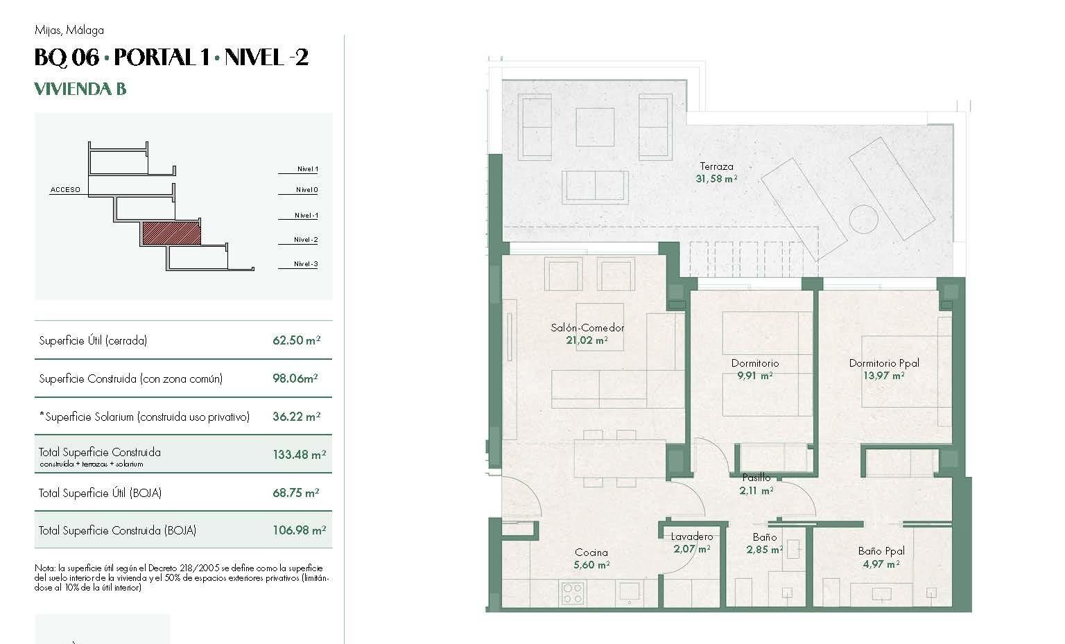 2 Bed, 2 Bath, ApartmentFor Sale, Mijas, Malaga
