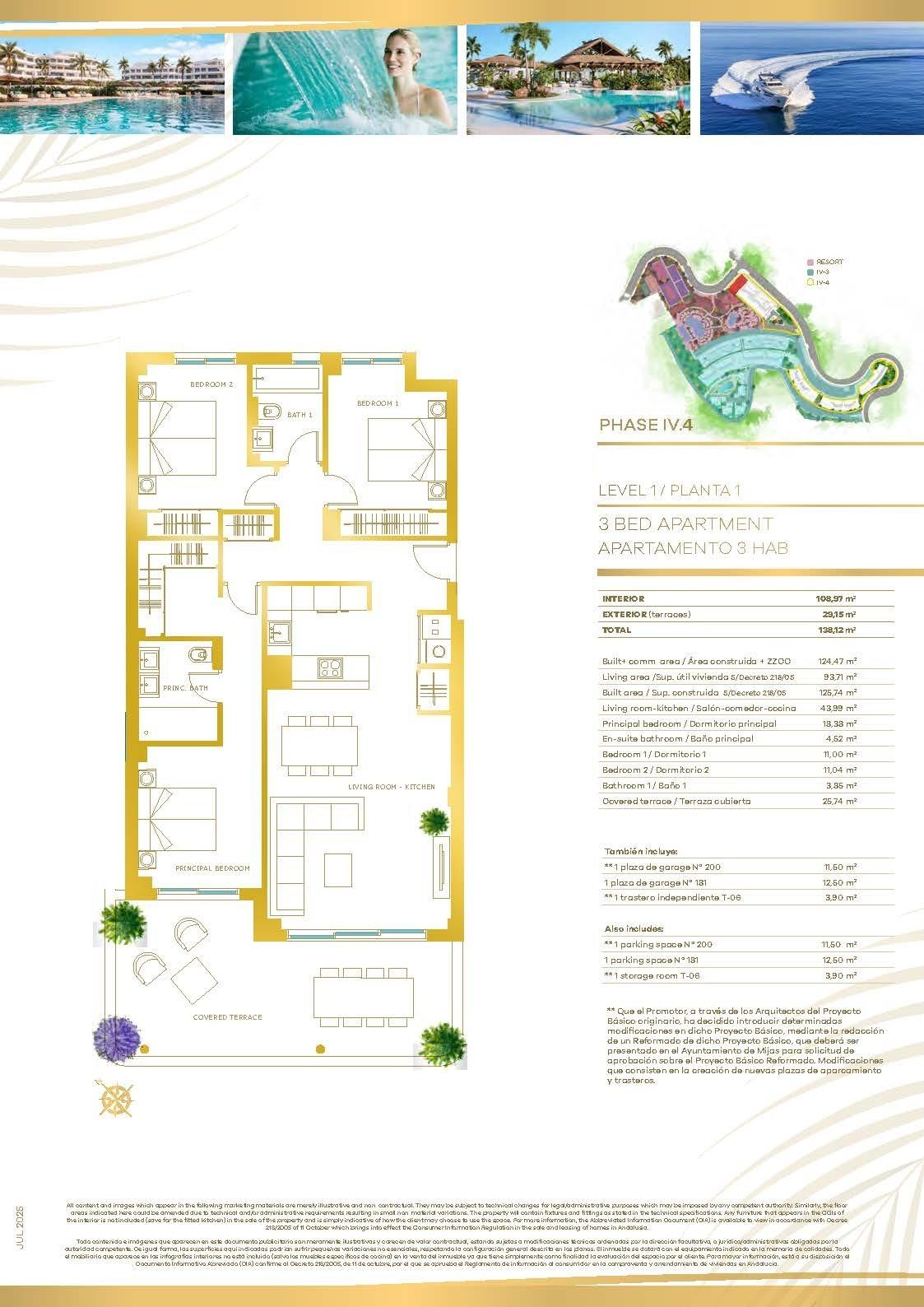 3 Bed, 2 Bath, ApartmentFor Sale, Mijas, Malaga