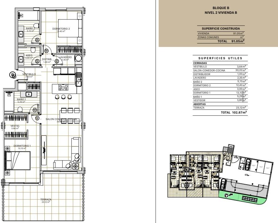 2 Bed, 2 Bath, ApartmentFor Sale, Fuengirola, Malaga