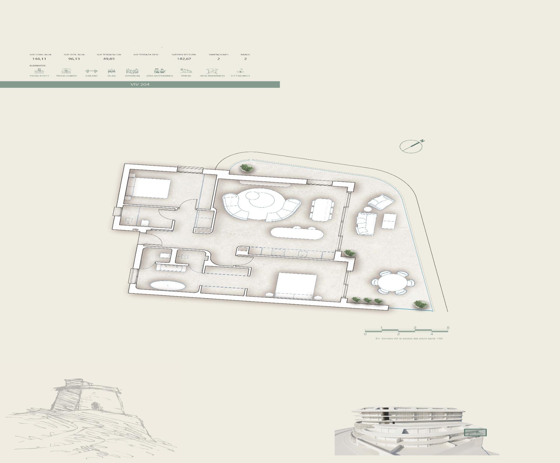 2 Bed, 2 Bath, ApartmentFor Sale, Fuengirola, Malaga