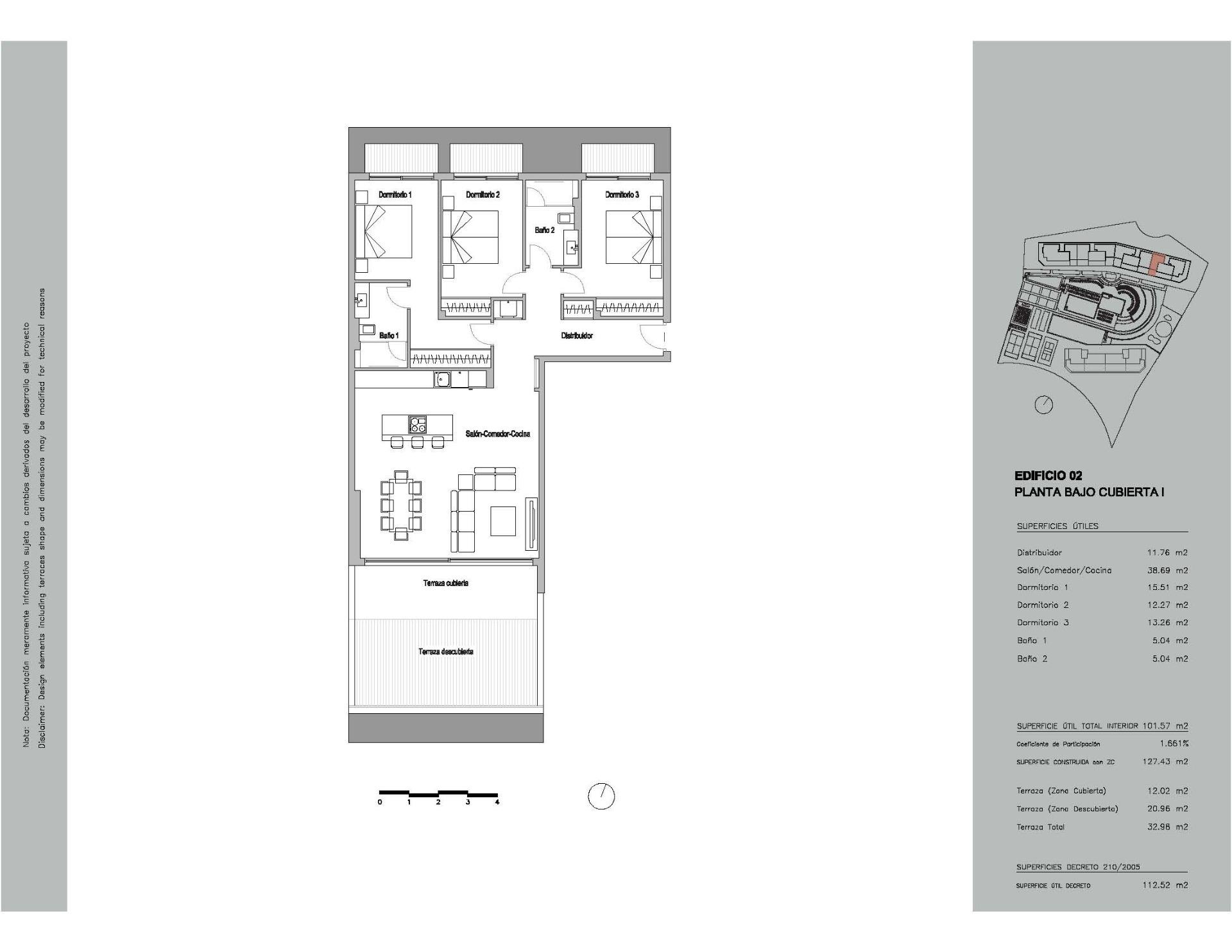 3 Bed, 2 Bath, ApartmentFor Sale, Fuengirola, Malaga