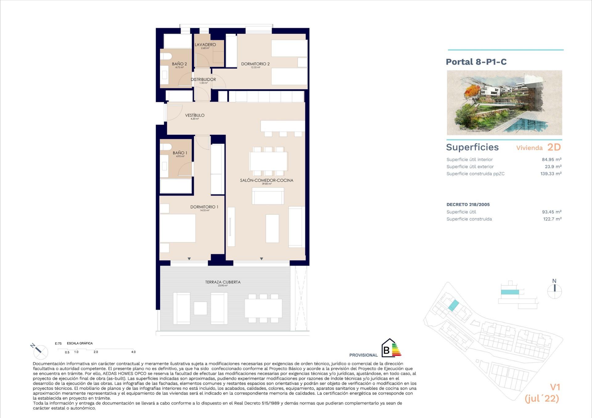 2 Bed, 2 Bath, ApartmentFor Sale, Estepona, Malaga