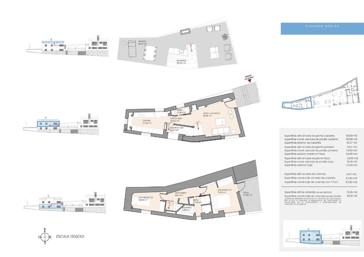 2 Bed, 1 Bath, HouseFor Sale, Malaga, Costa del Sol