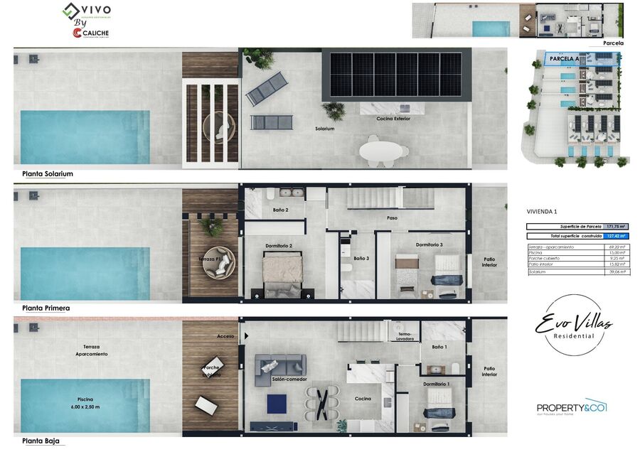 3 Bed, 3 Bath, HouseFor Sale, Pilar De La Horadada, Alicante