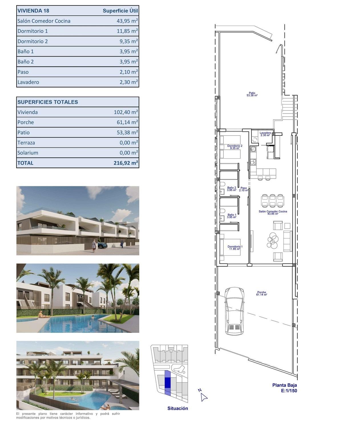 2 Bed, 2 Bath, HouseFor Sale, Pilar De La Horadada, Alicante