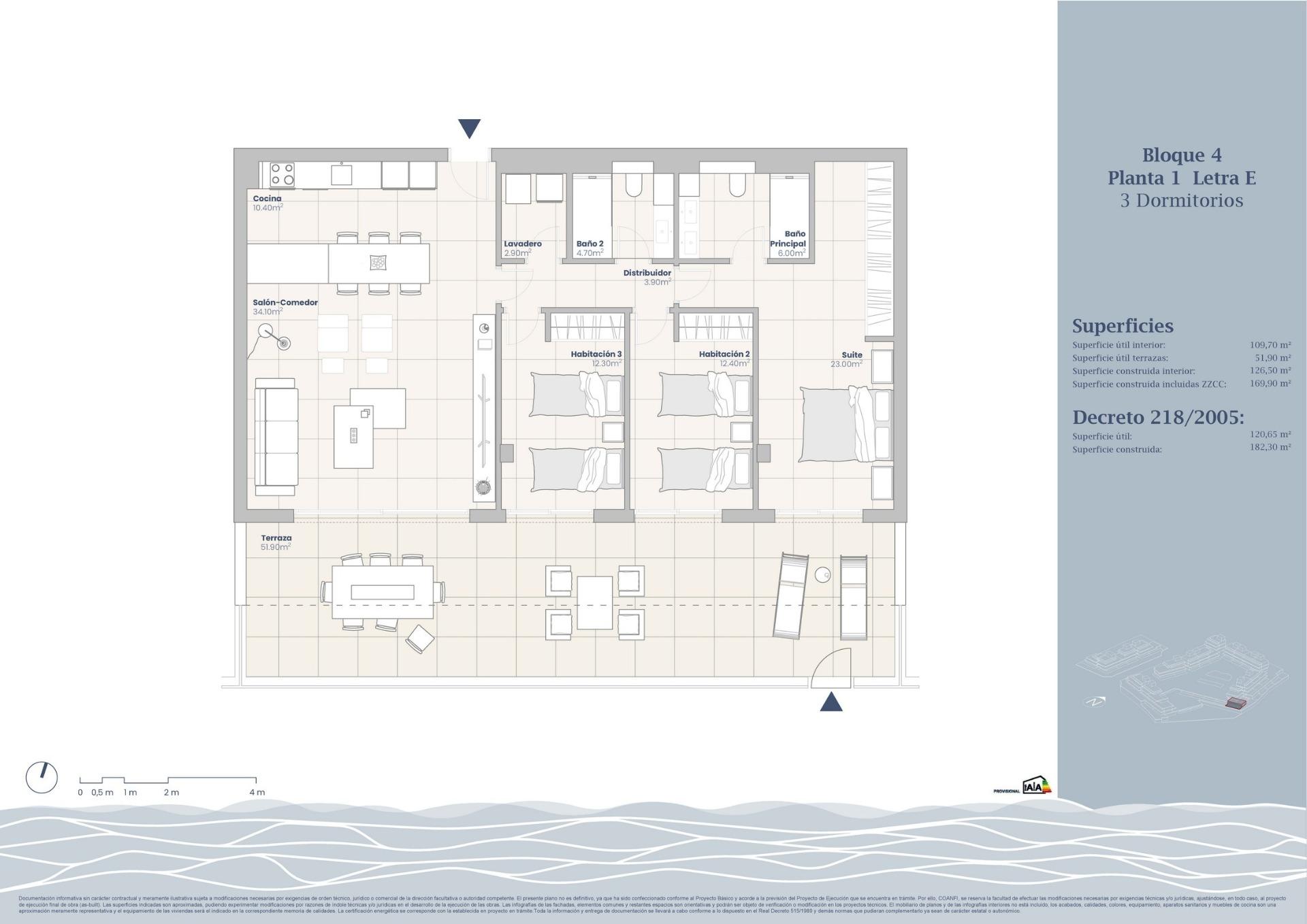 3 Bed, 2 Bath, ApartmentFor Sale, Estepona, Malaga