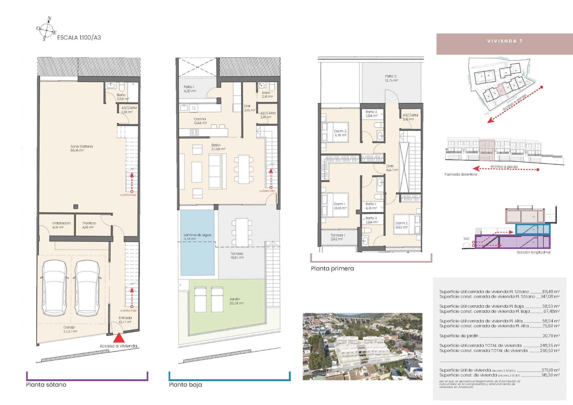 3 Bed, 4 Bath, HouseFor Sale, Malaga, Malaga