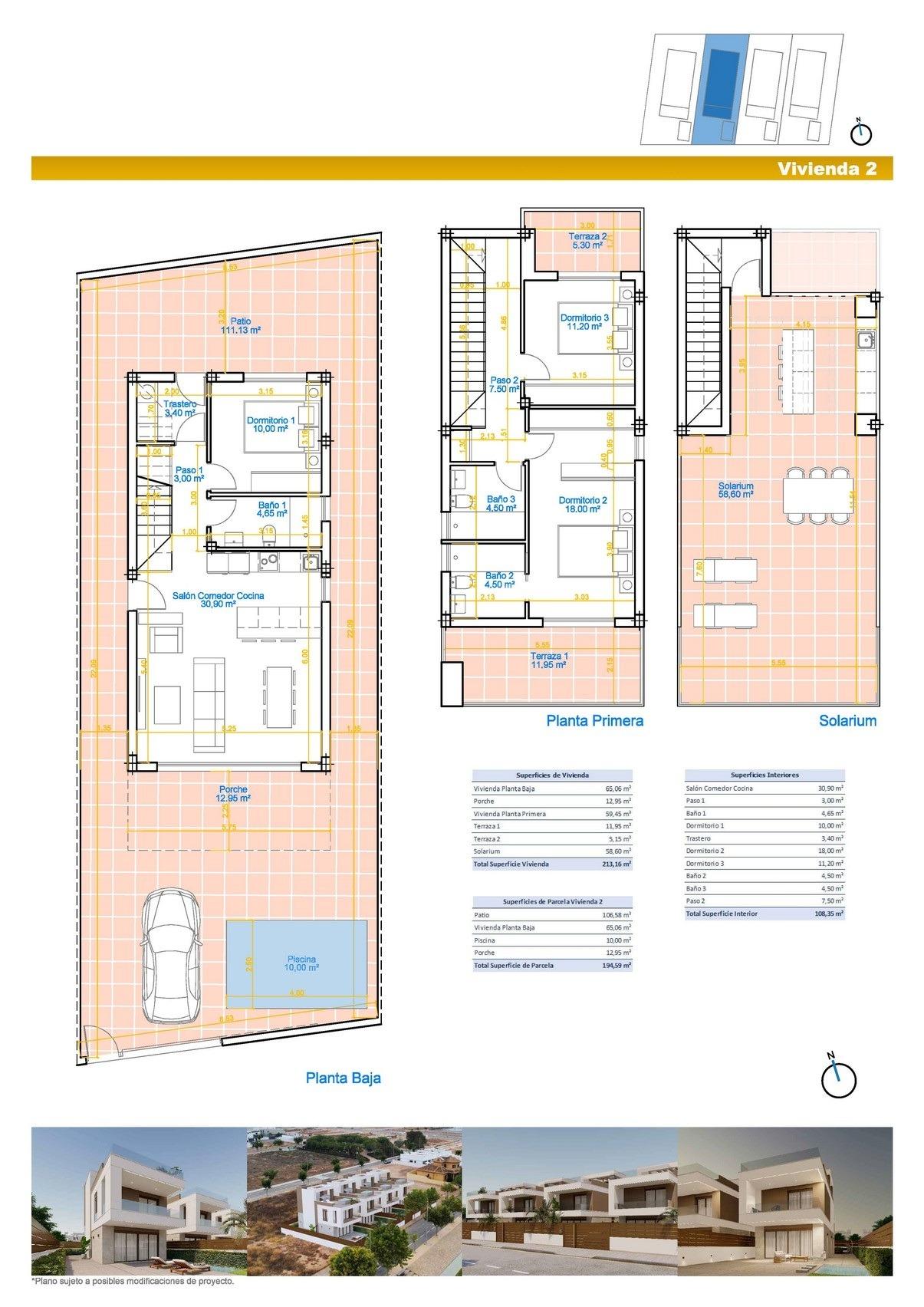 3 Bed, 3 Bath, HouseFor Sale, Pilar De La Horadada, Alicante