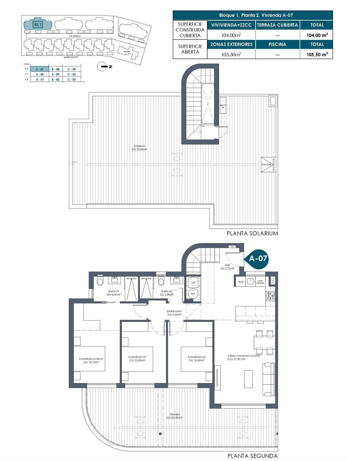 3 Bed, 2 Bath, ApartmentFor Sale, Los Alcazares, Murcia