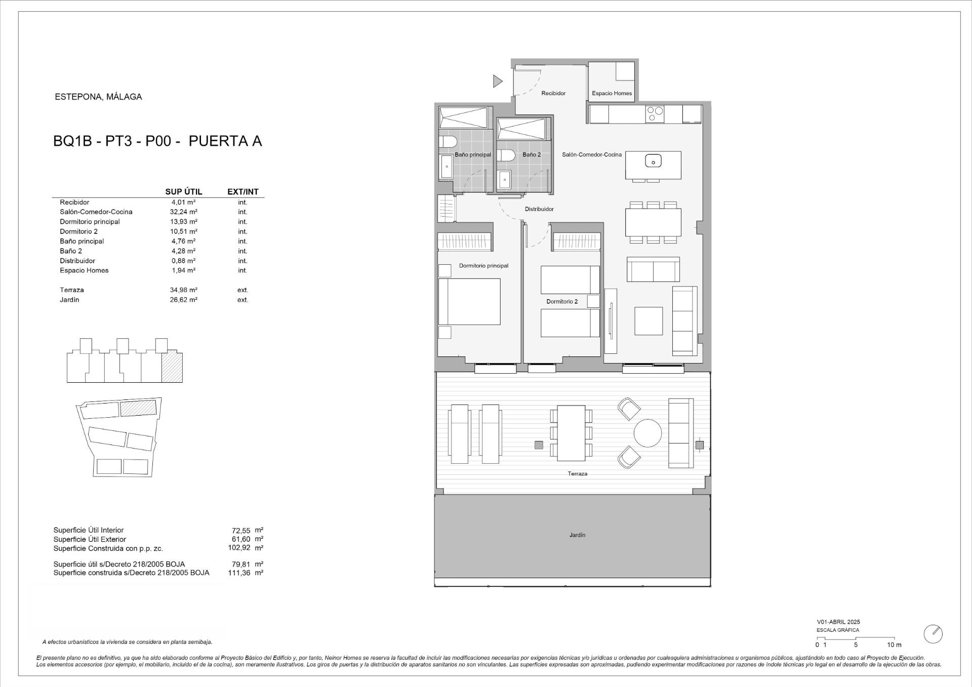 2 Bed, 2 Bath, ApartmentFor Sale, Estepona, Malaga