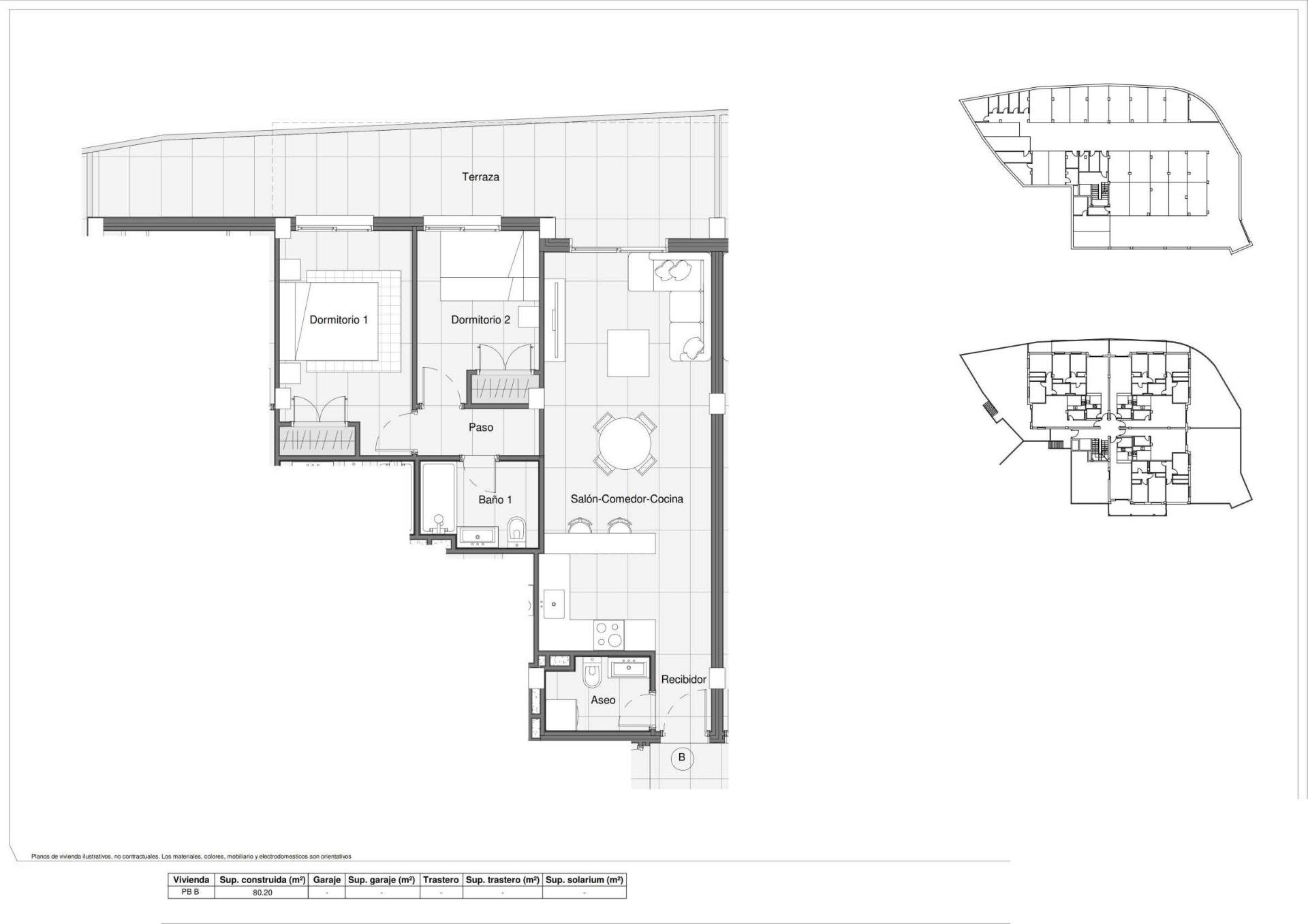 2 Bed, 1 Bath, ApartmentFor Sale, Bigastro, Alicante