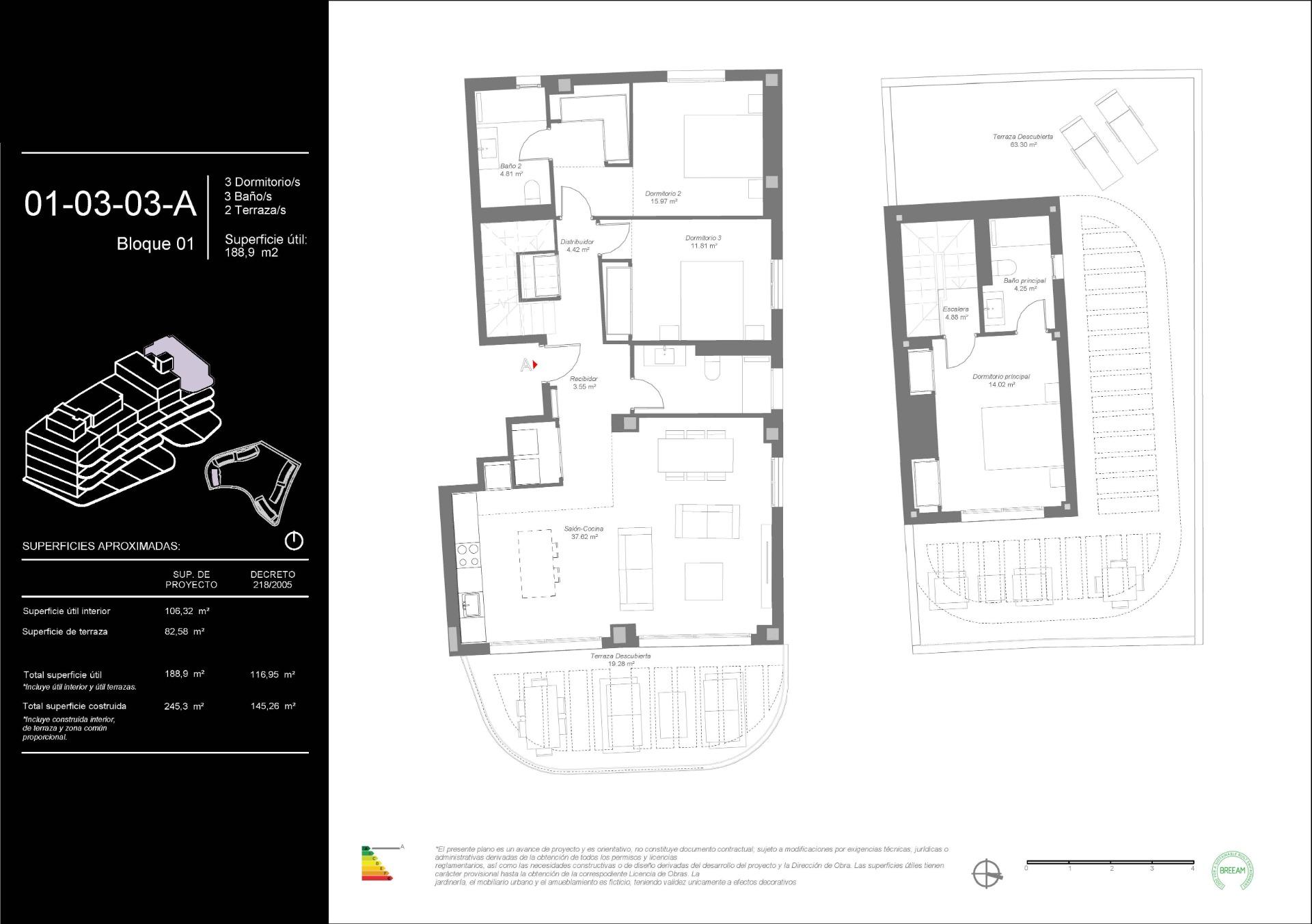 3 Bed, 2 Bath, ApartmentFor Sale, Mijas, Malaga