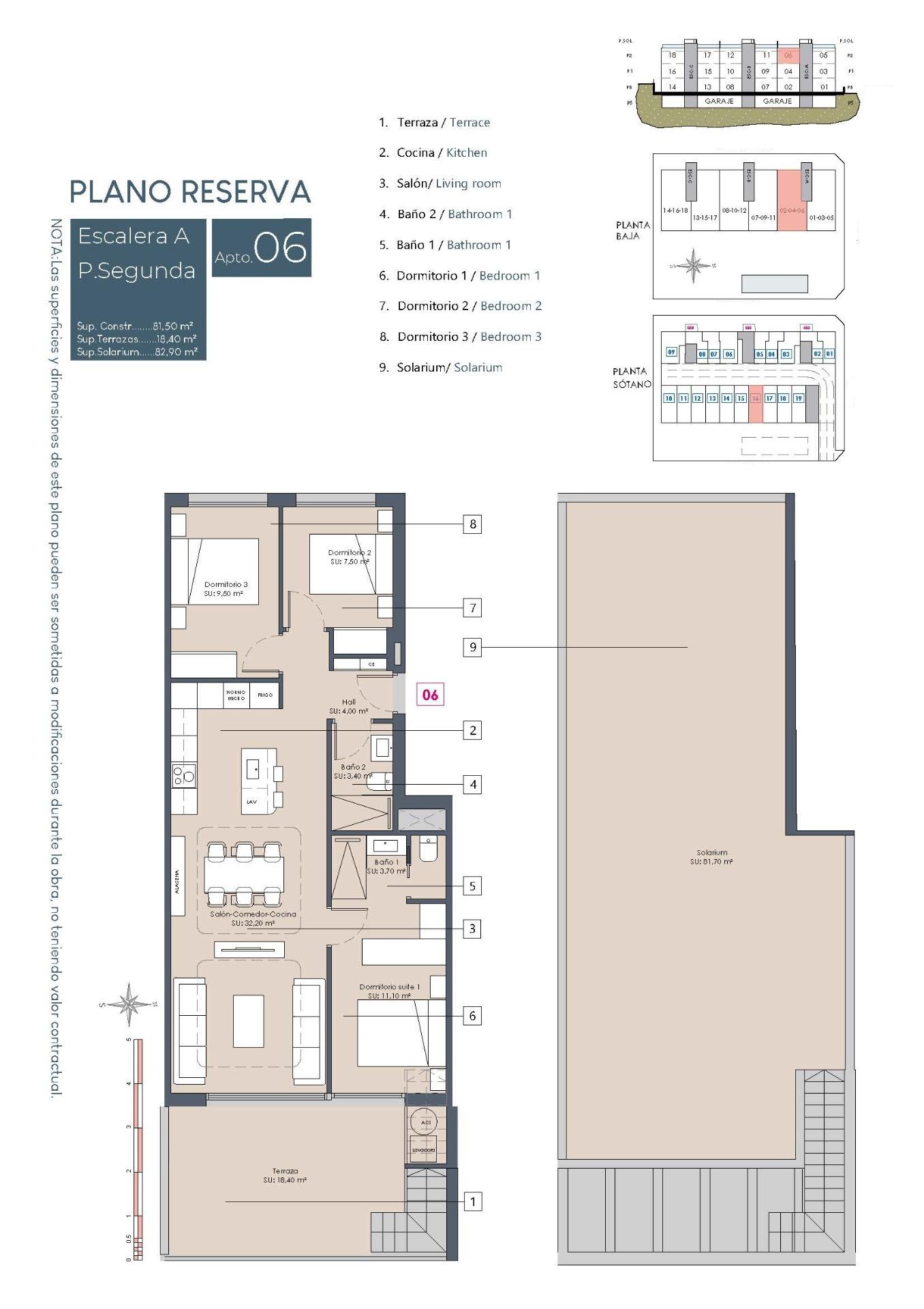3 Bed, 2 Bath, ApartmentFor Sale, Benijofar, Alicante