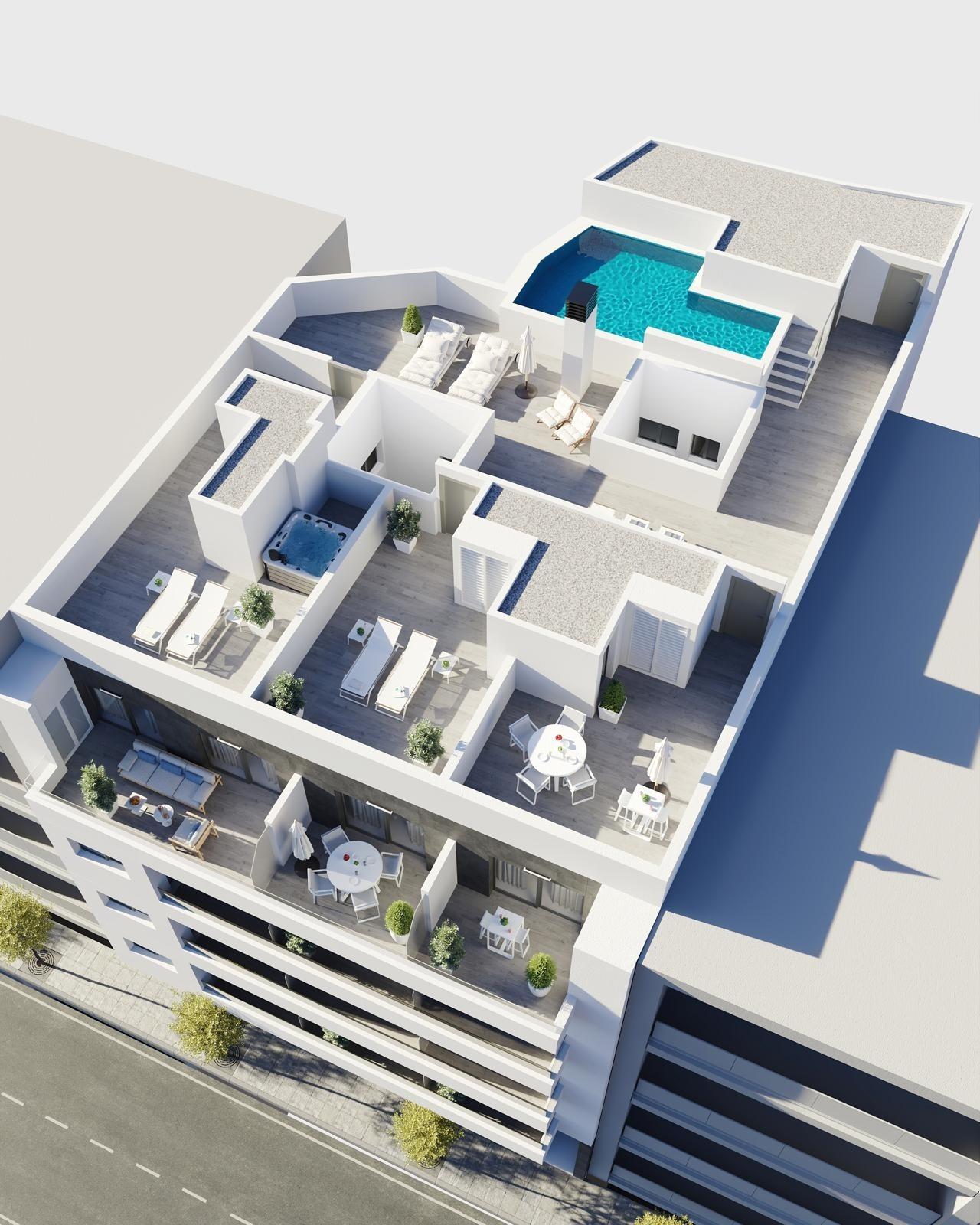 3 Bed, 2 Bath, ApartmentFor Sale, Torrevieja, Alicante