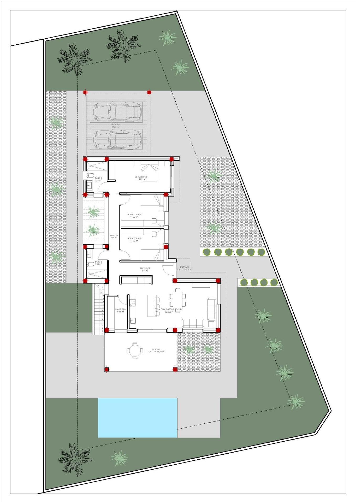 3 Bed, 2 Bath, HouseFor Sale, Jacarilla, Alicante