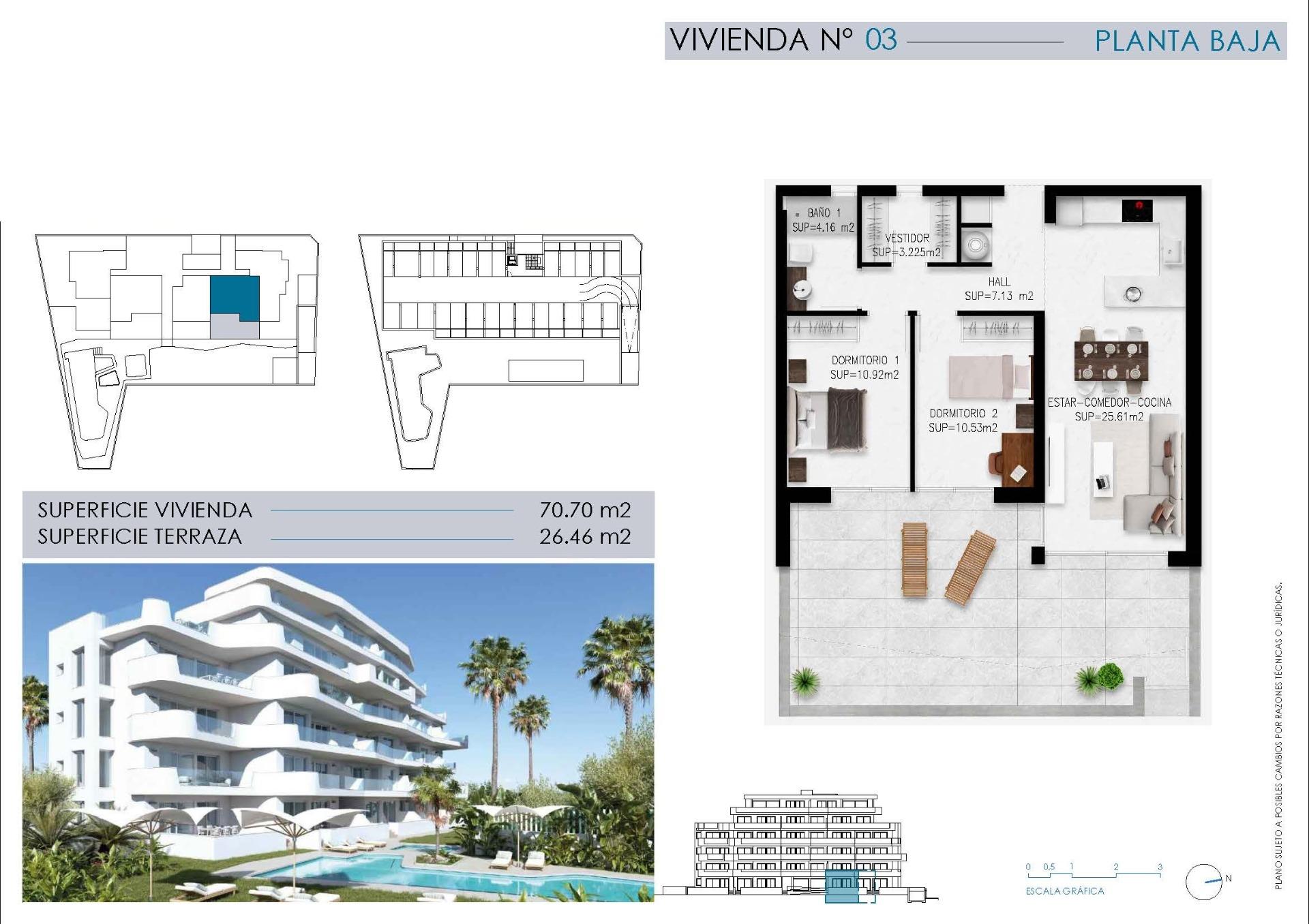 2 Bed, 1 Bath, ApartmentFor Sale, Pilar De La Horadada, Alicante