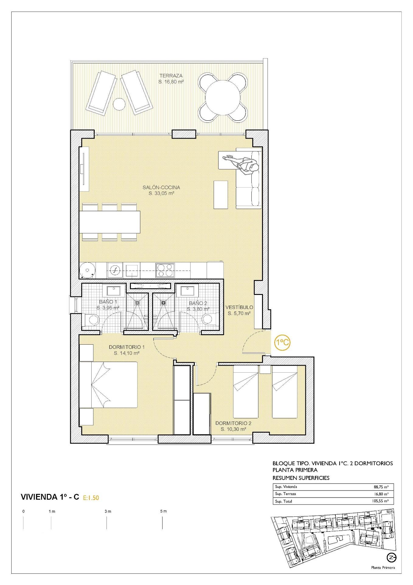 2 Bed, 2 Bath, ApartmentFor Sale, Finestrat, Alicante