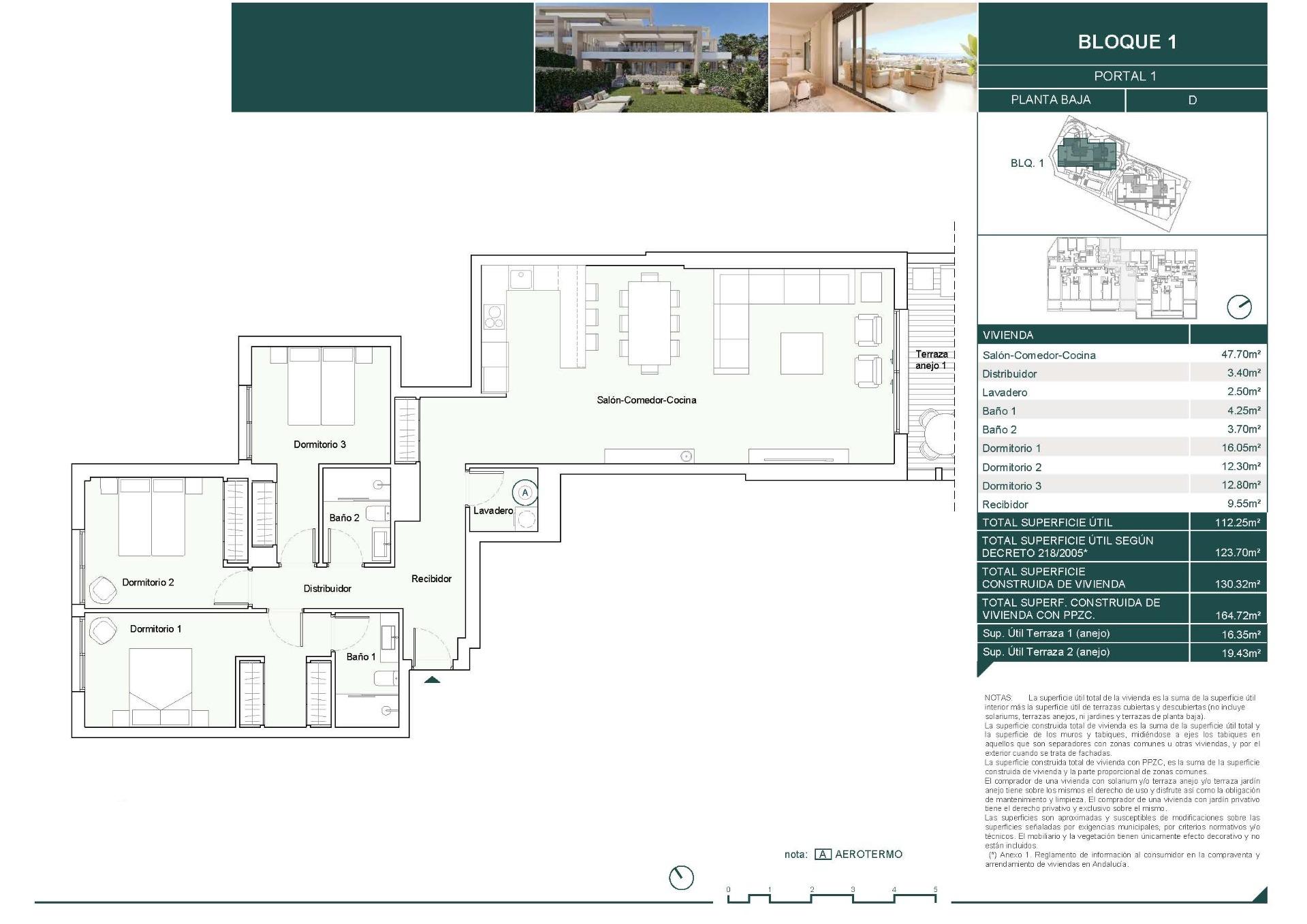 3 Bed, 2 Bath, ApartmentFor Sale, Estepona, Malaga