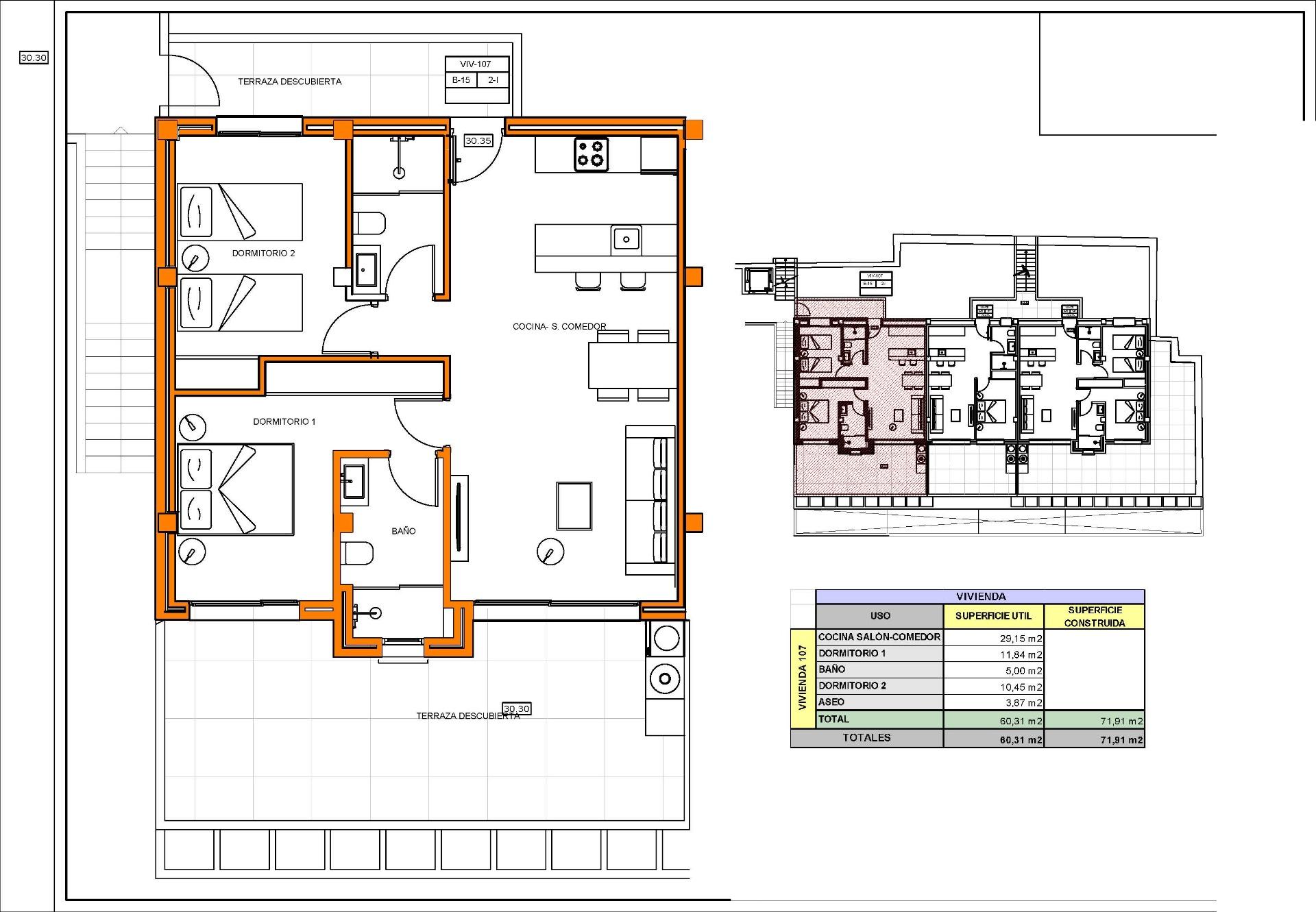 2 Bed, 2 Bath, ApartmentFor Sale, Xeresa, Valencia