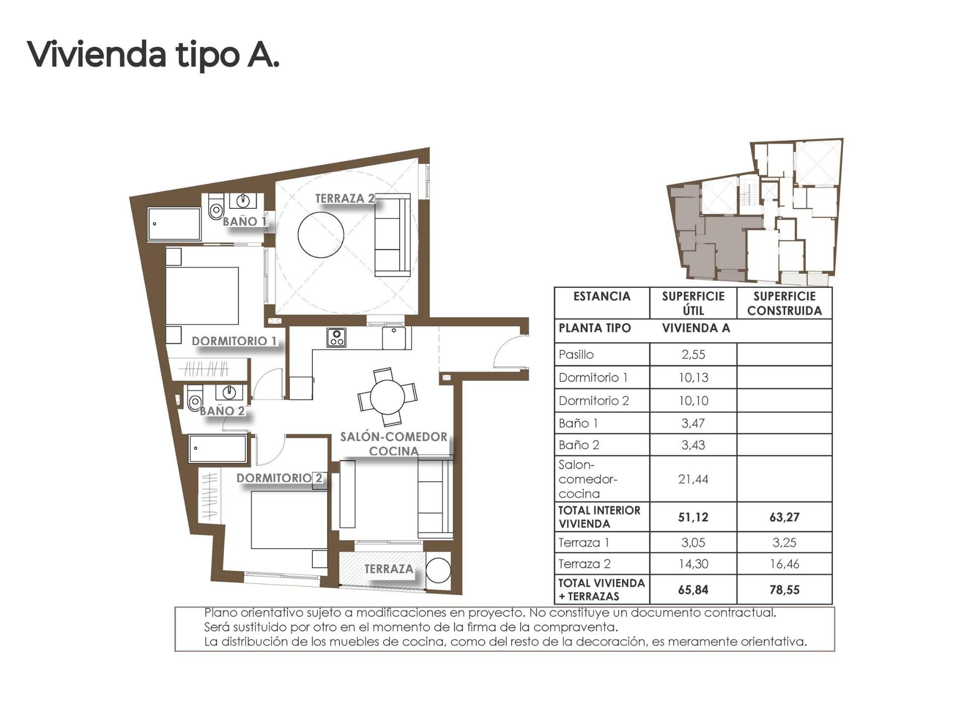 2 Bed, 2 Bath, ApartmentFor Sale, Torrevieja, Alicante