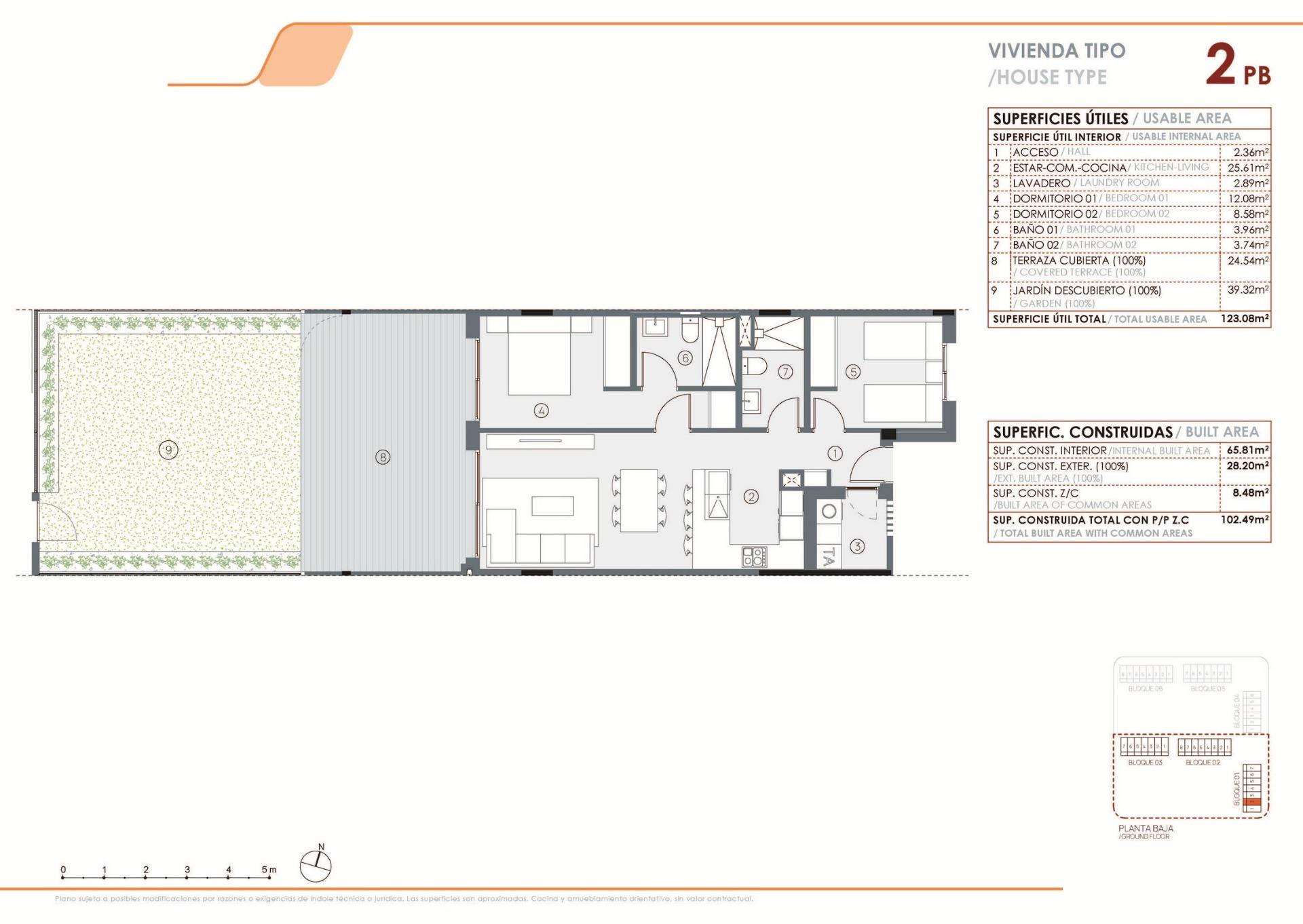 2 Bed, 2 Bath, ApartmentFor Sale, Torrevieja, Alicante
