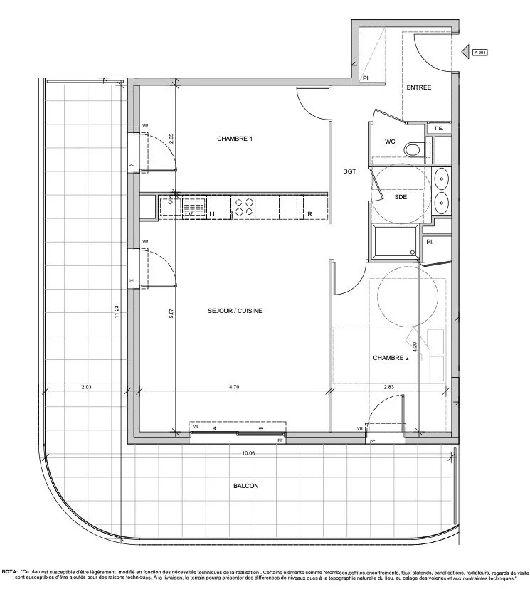 2 Bed, 1 Bath, ApartmentFor Sale, Antibes, Alpes-Maritimes