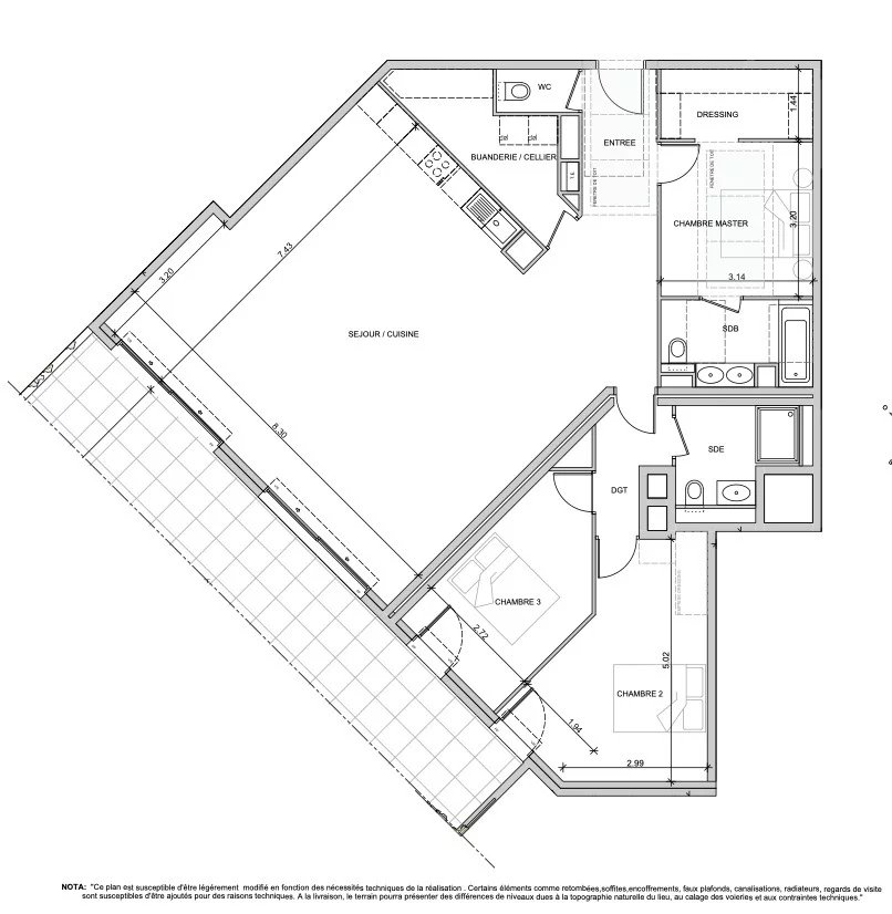 3 Bed, 2 Bath, ApartmentFor Sale, Antibes, Alpes-Maritimes