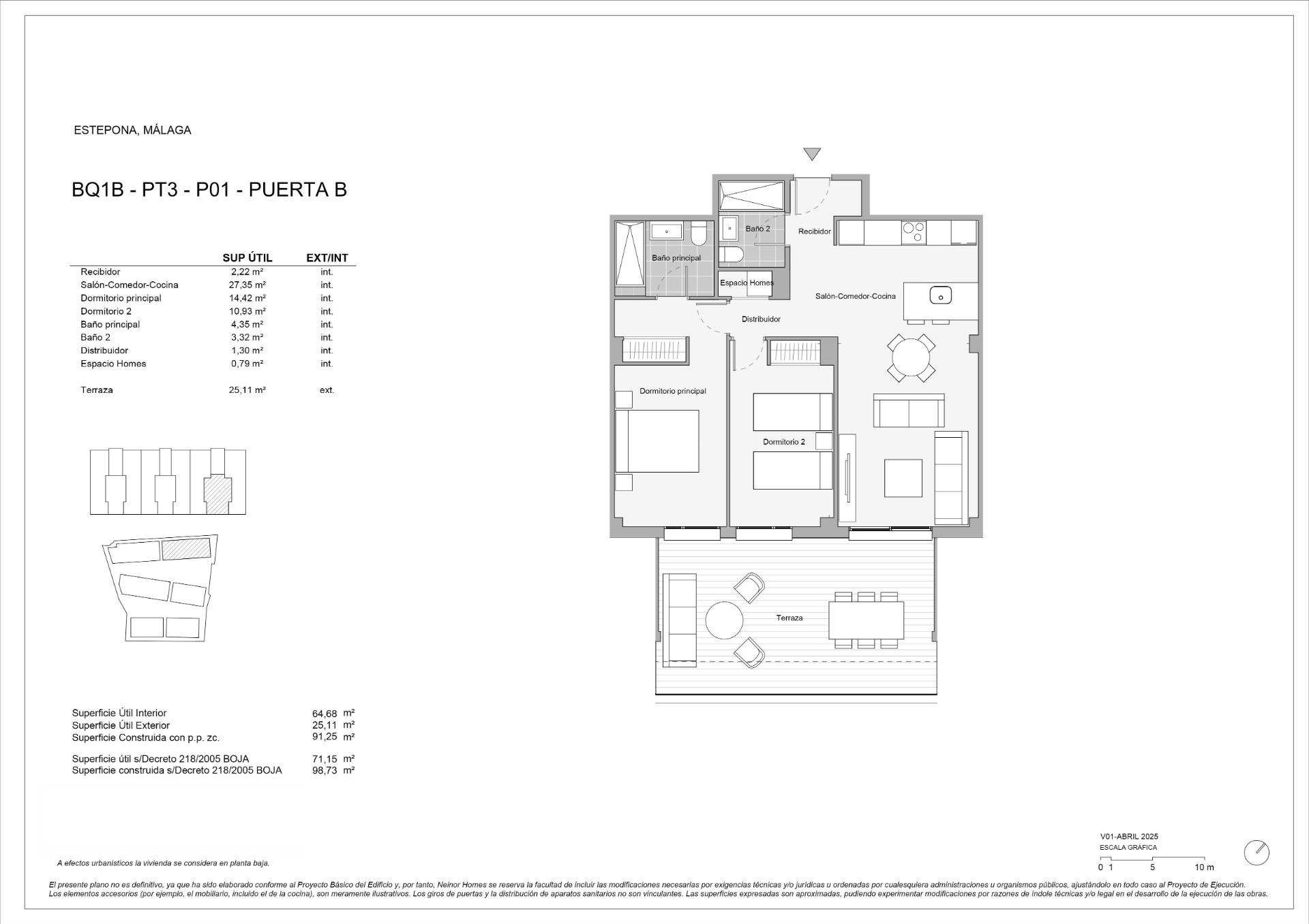 2 Bed, 2 Bath, ApartmentFor Sale, Estepona, Malaga