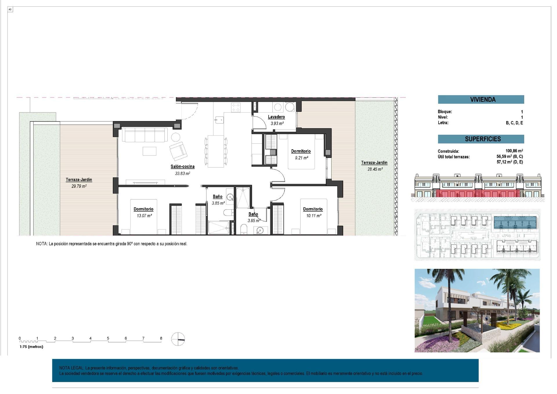 3 Bed, 2 Bath, HouseFor Sale, Los Alcazares, Murcia