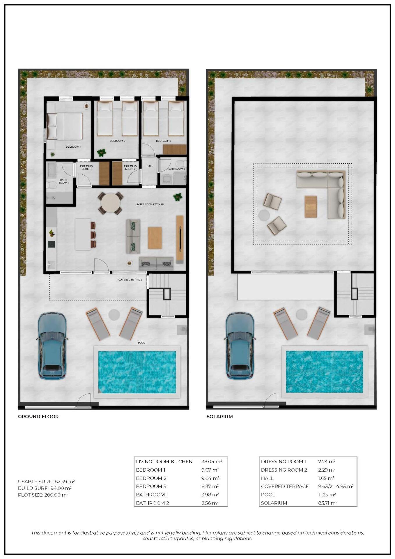 3 Bed, 2 Bath, HouseFor Sale, Fuente Alamo, Murcia