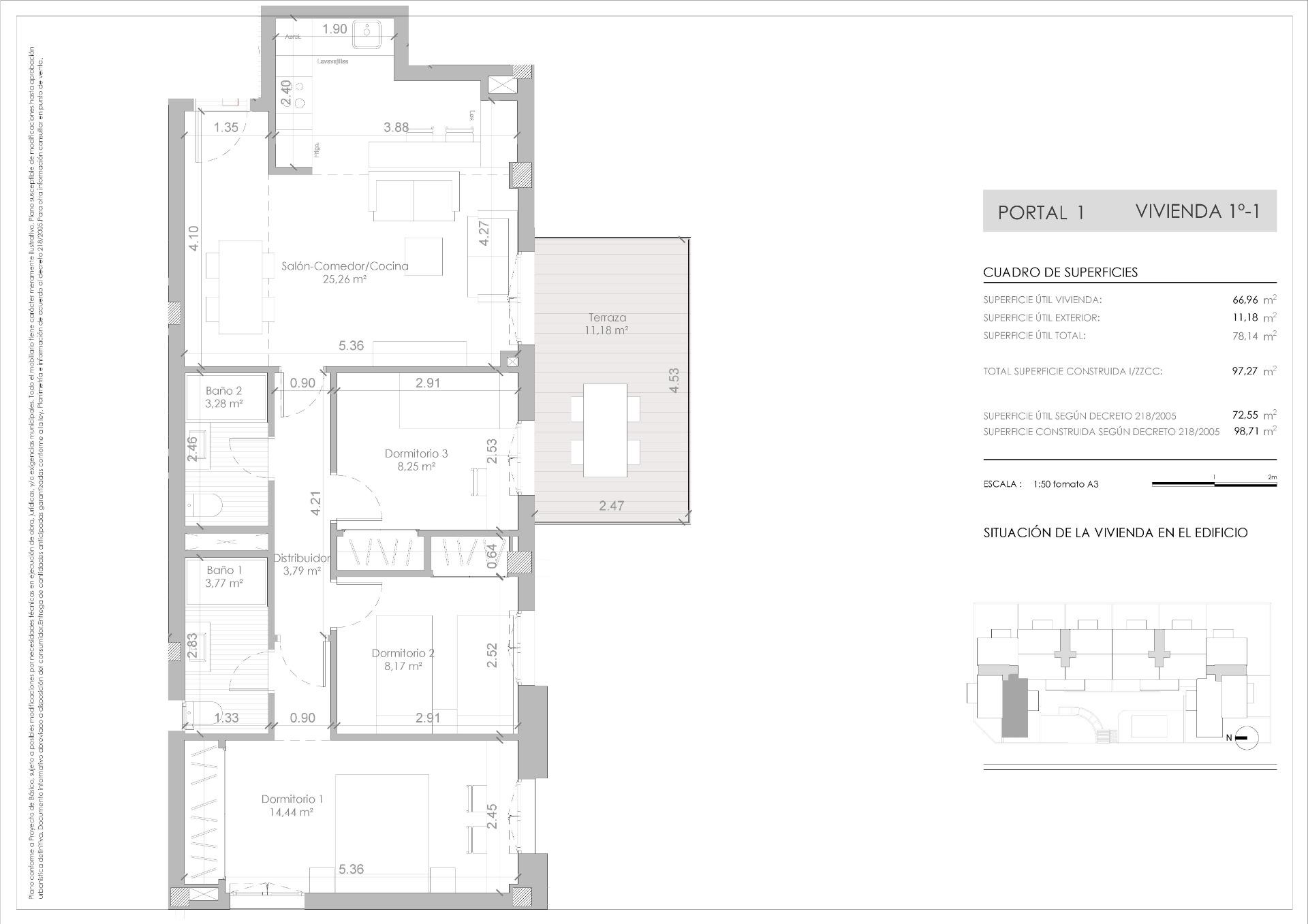 3 Bed, 2 Bath, ApartmentFor Sale, Mijas, Malaga