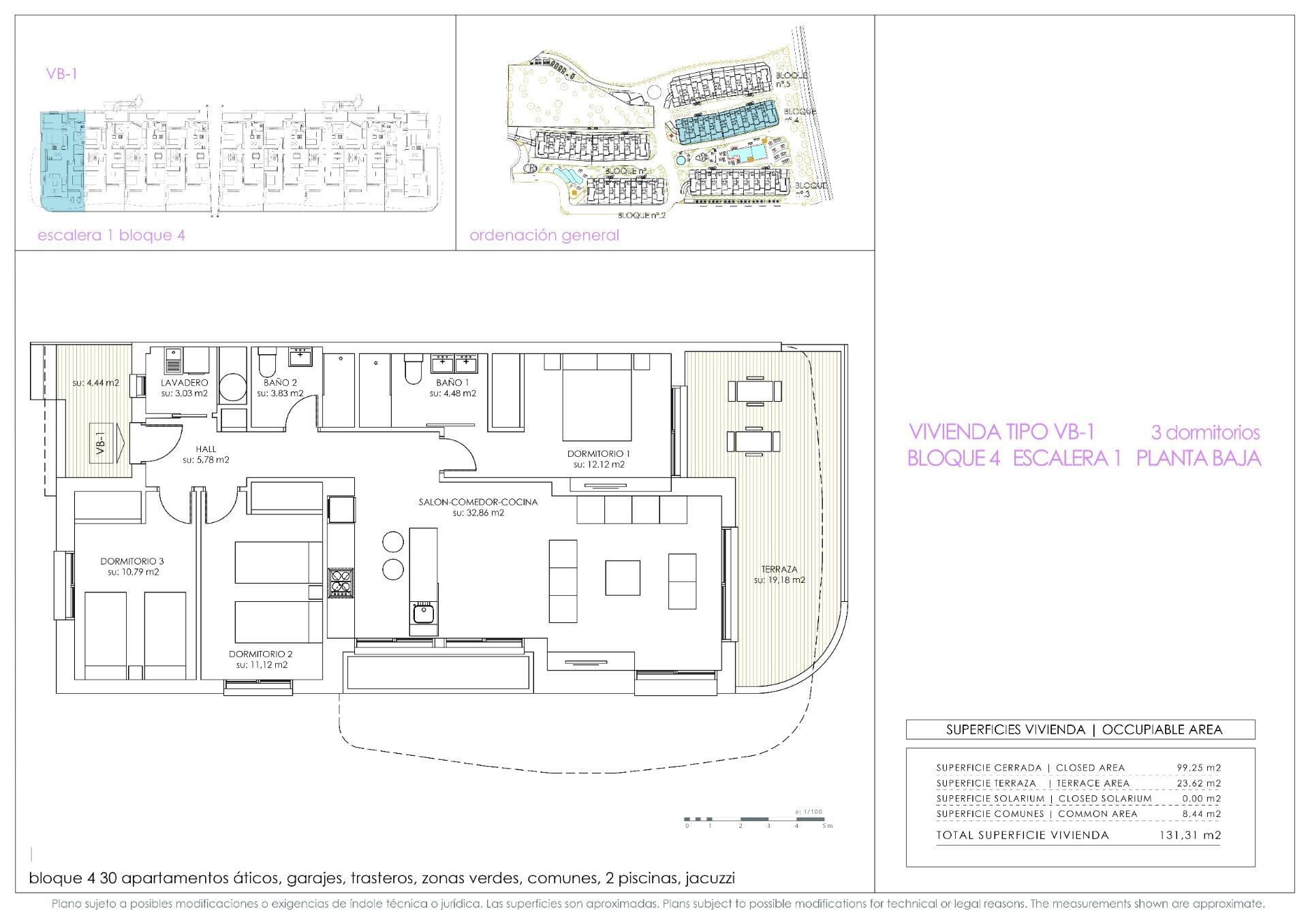 3 Bed, 2 Bath, ApartmentFor Sale, Orihuela Costa, Alicante
