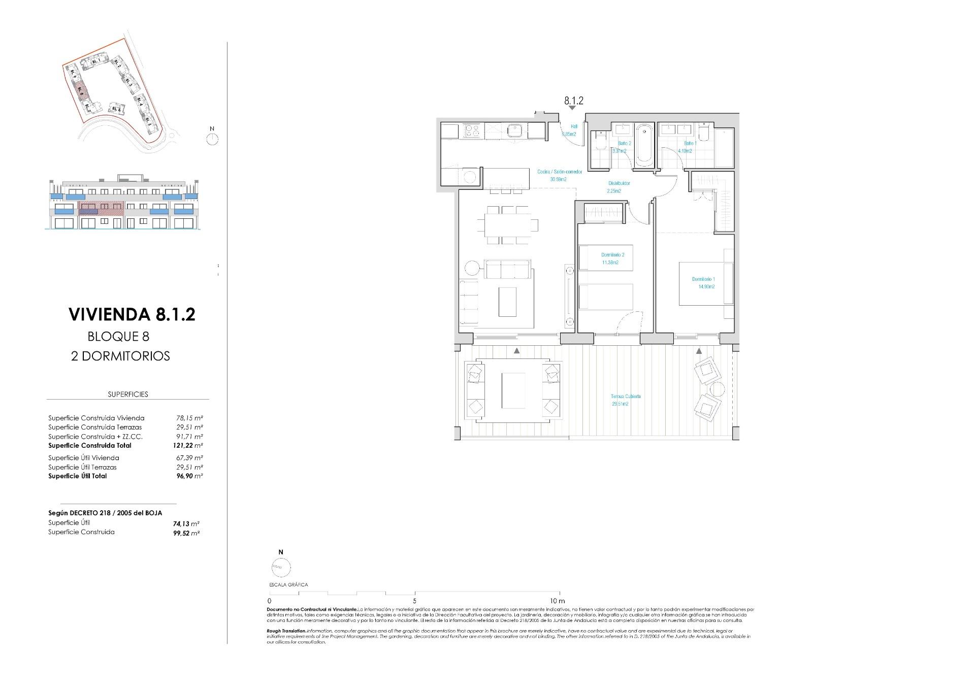 2 Bed, 2 Bath, ApartmentFor Sale, Casares, Malaga