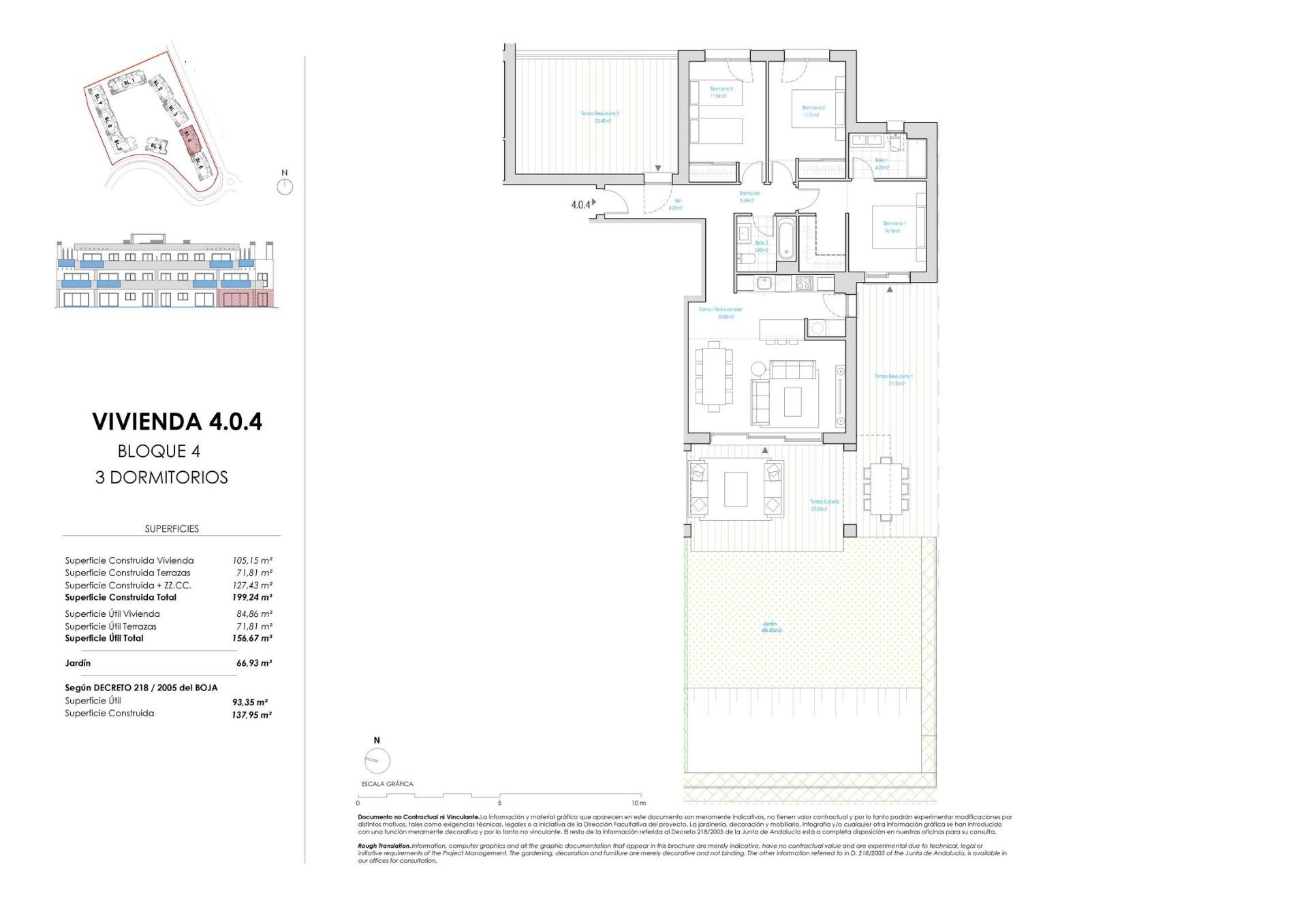 3 Bed, 2 Bath, ApartmentFor Sale, Casares, Malaga