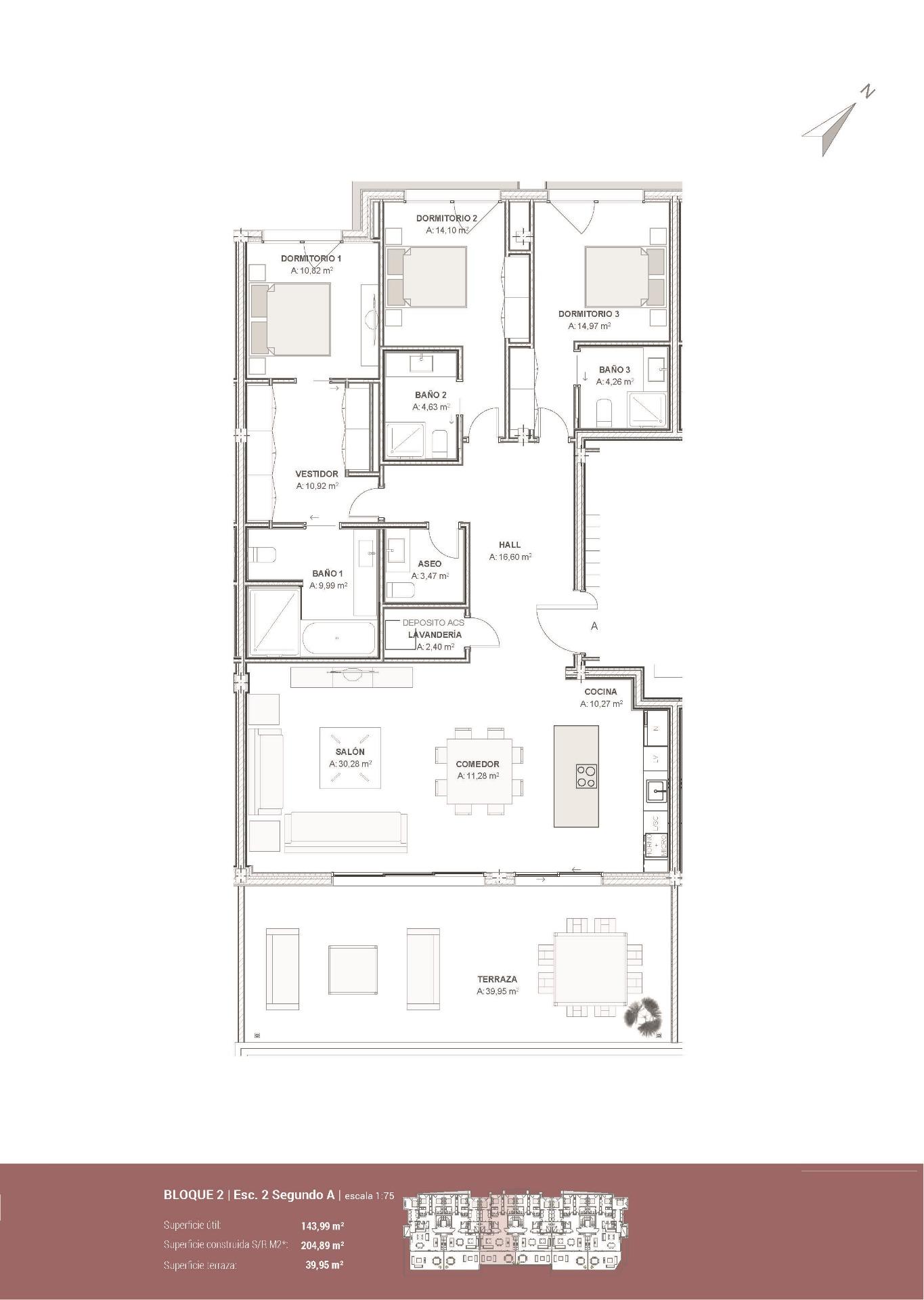 3 Bed, 3 Bath, ApartmentFor Sale, Estepona, Malaga